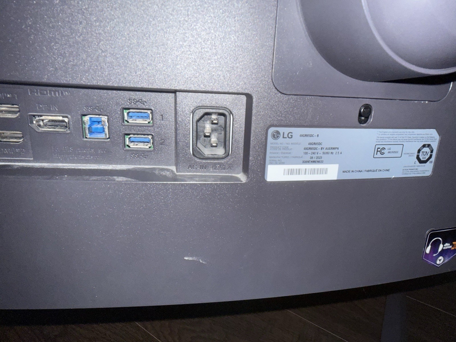 LG 49GR85DC-B 49\ LG 49GR85DC-B 49\