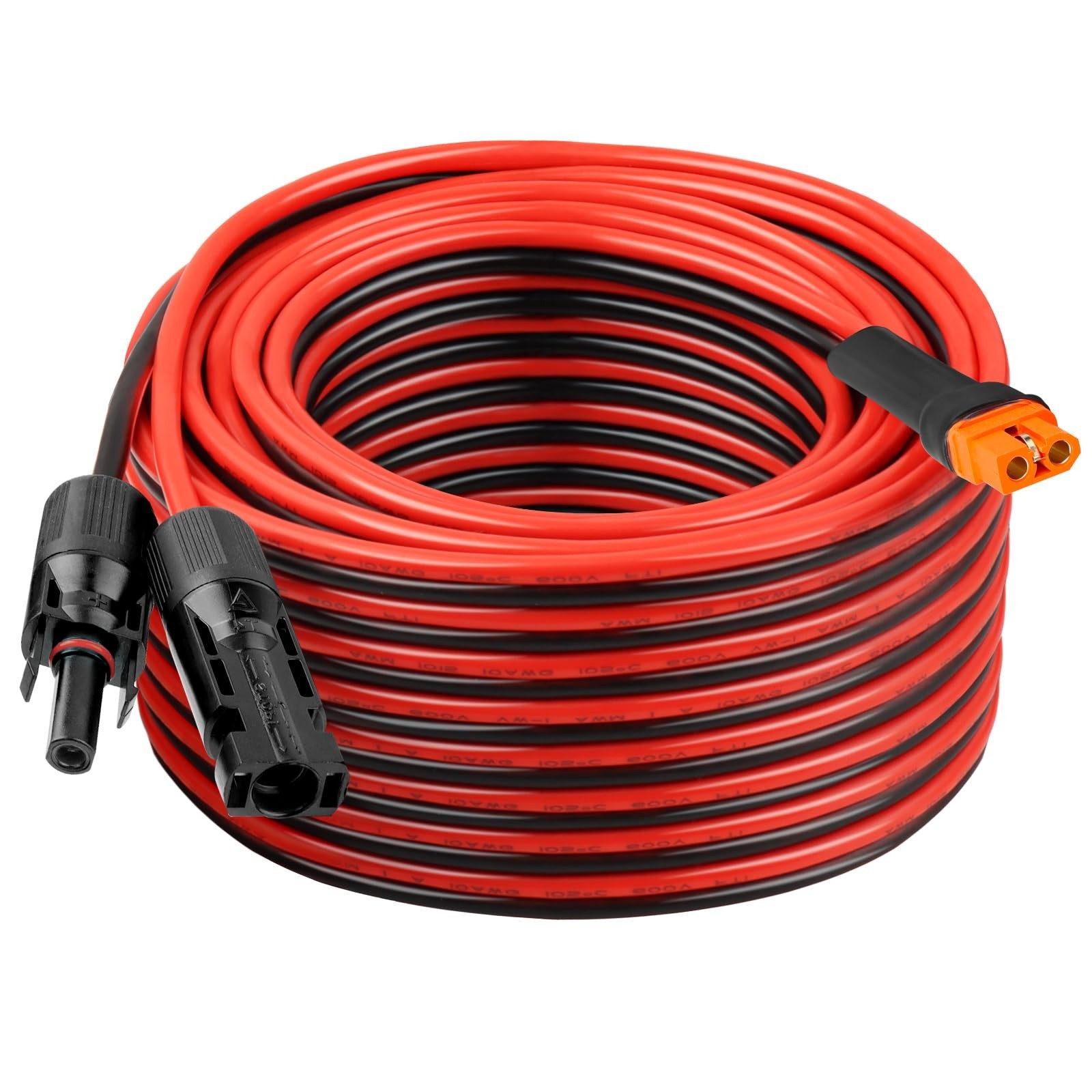10AWG 60FT Solar to XT60i Extension Cable 3 6 10 35 50 75 100FT Heavy Duty Ad...