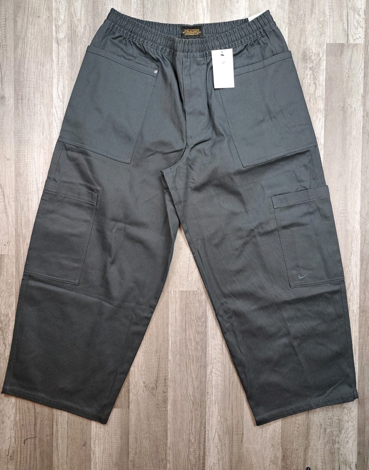 Nike Life Utility Baggy Loose-Fit Pants Anthracite Men\'s Size Large NEW 