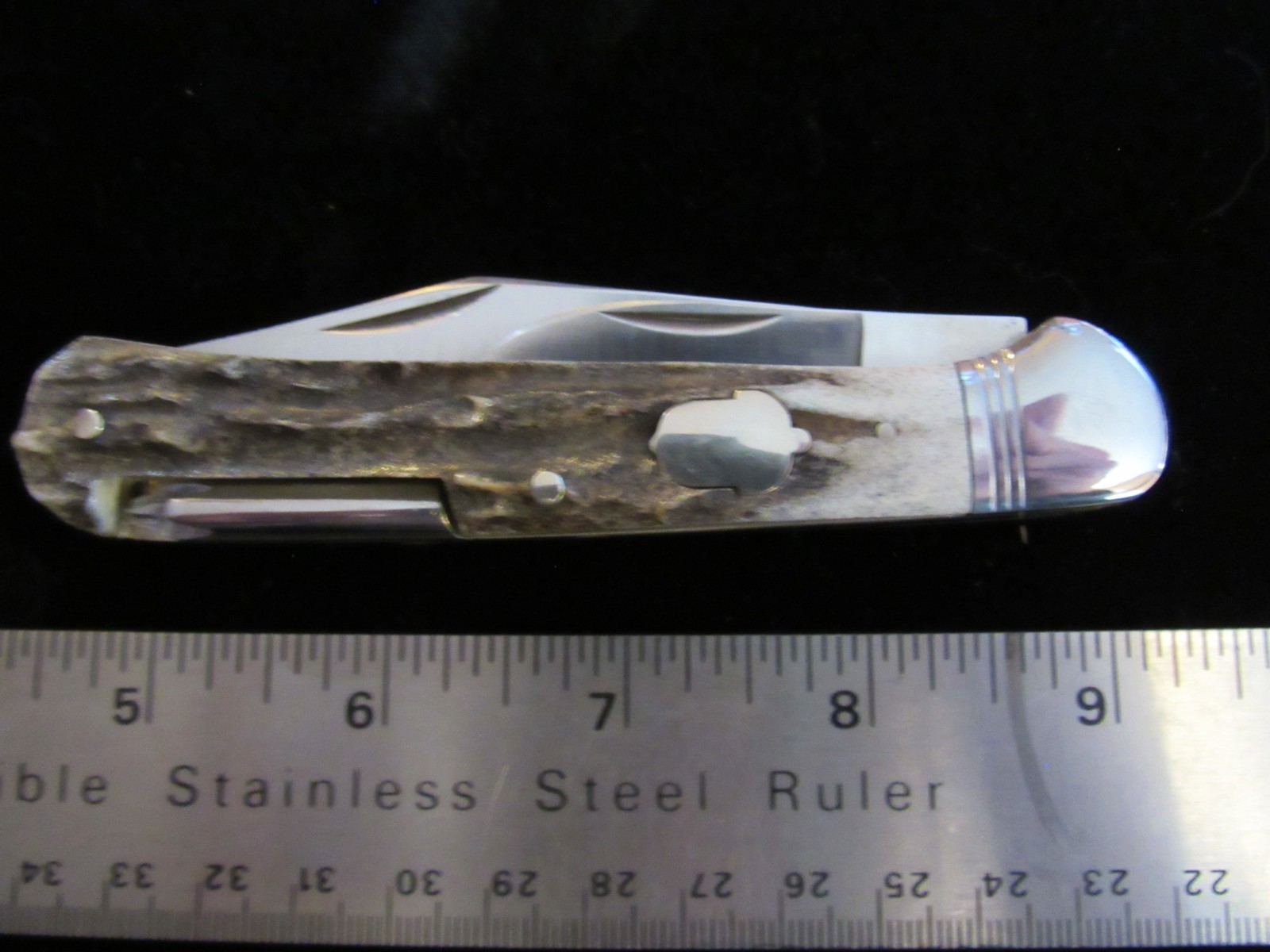 AG RUSSELL STAG HANDLE POCKET KNIFE AG RUSSELL STAG HANDLE POCKET KNIFE