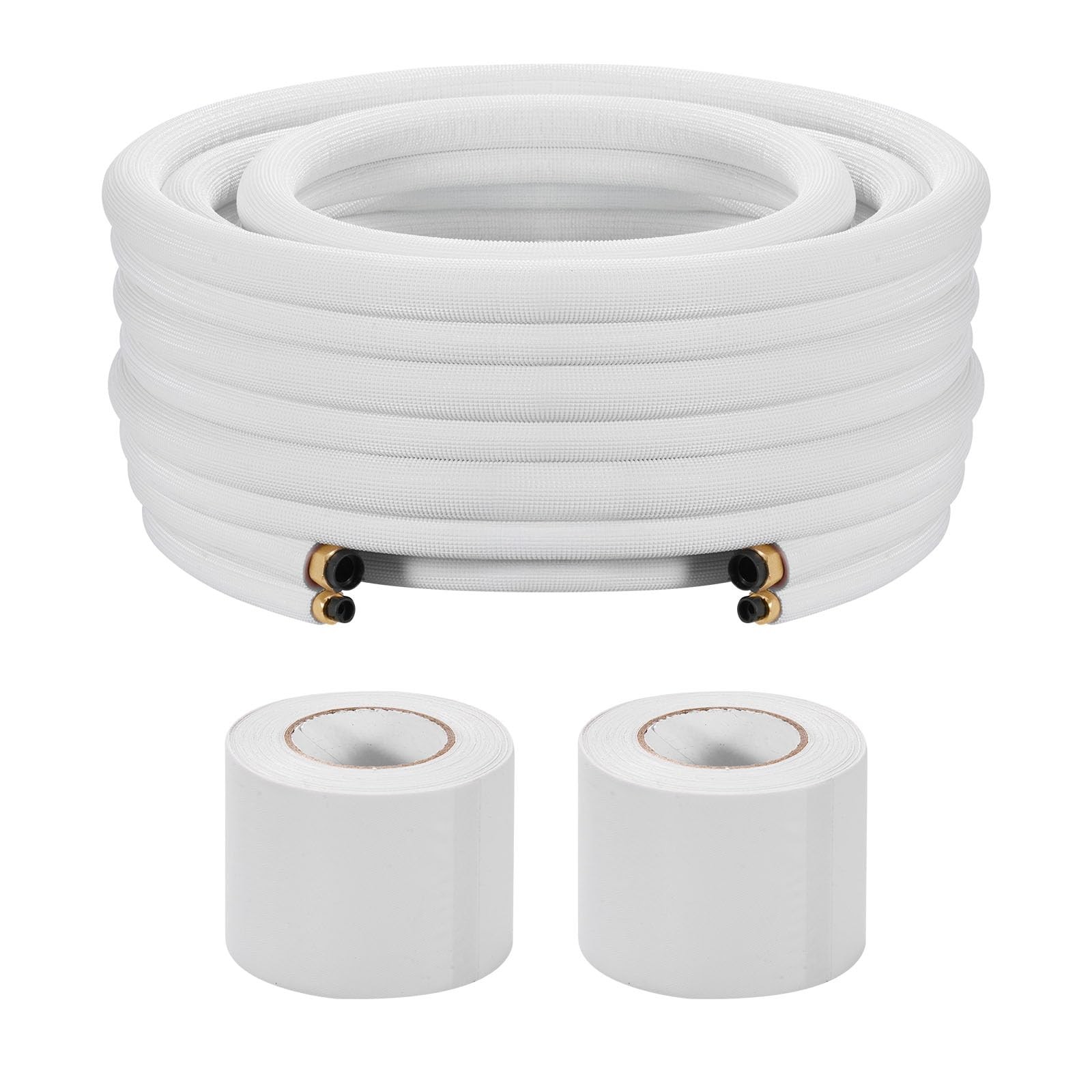 VEVOR 100ft Mini Split Line Set, 3/8” & 5/8” OD Copper Tubing for AC