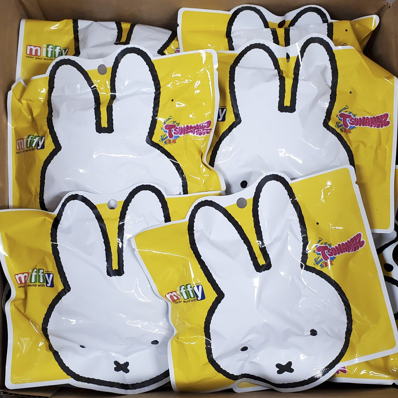 Miffy Color Your World Tsunameez Keychain Hangers - Lot of 80 Sealed Blind Bags