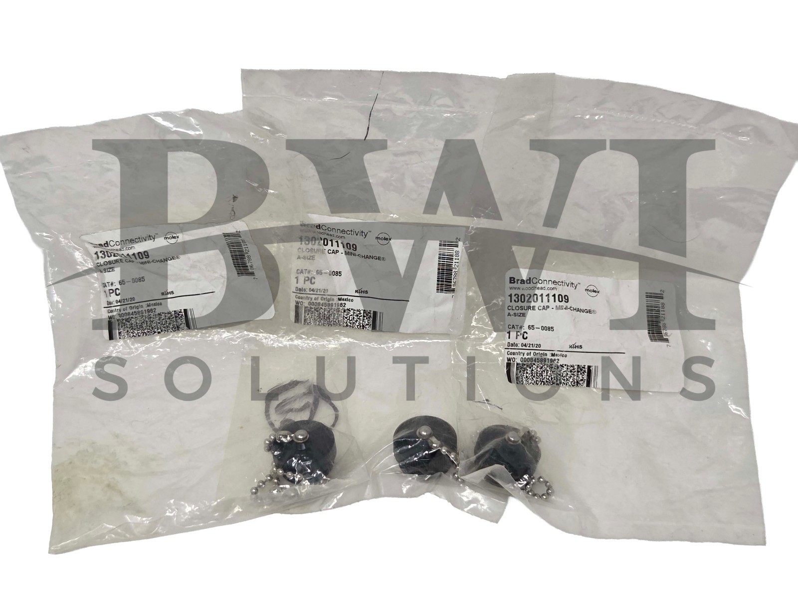 SEALED BradConnectivity Woodhead 1302011109 Closure Cap Mini-Change Lot of 3