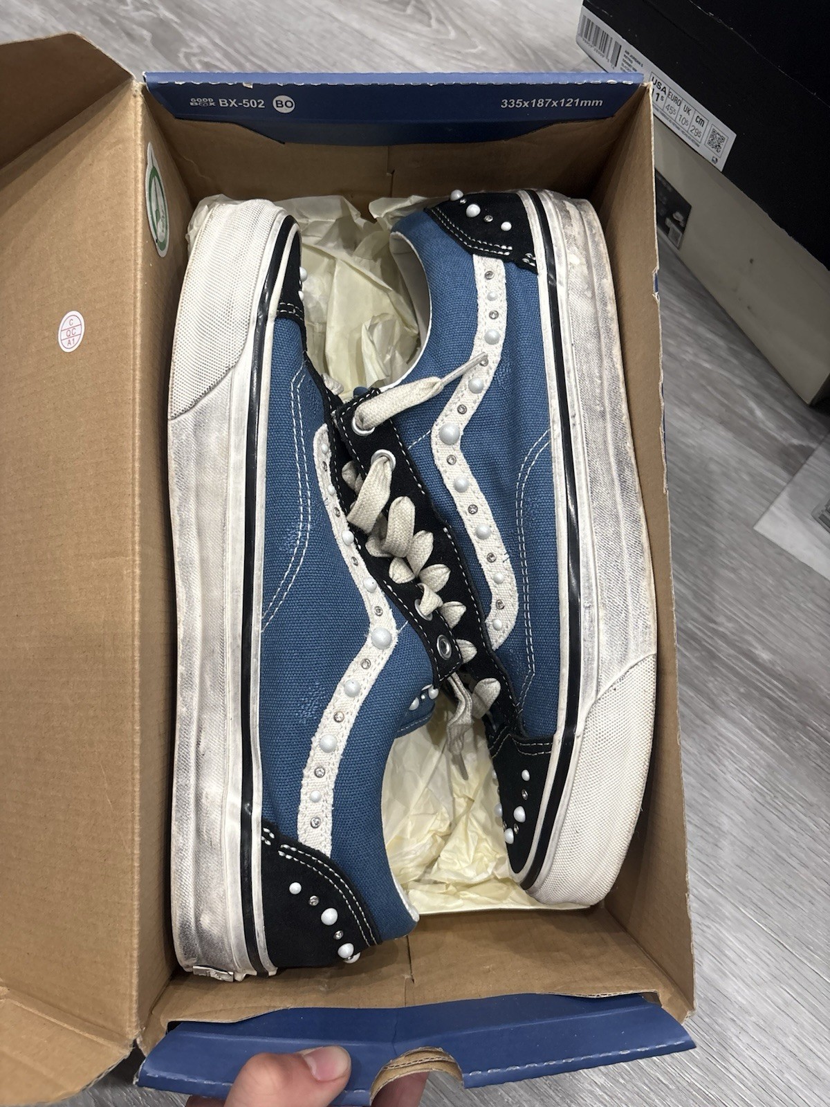 11M CLEAN vans old skool 36 navy pearlized 11M CLEAN vans old skool 36 navy pearlized