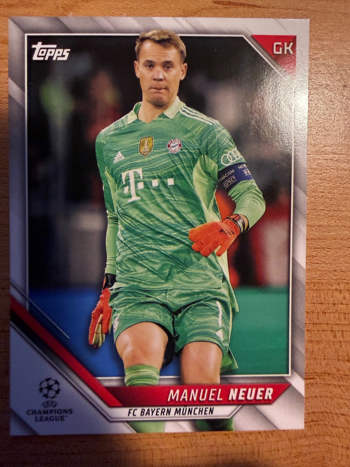 TOPPS 2022 MANUEL NEUER CHAMPIONS LEAGUE TRADING CARD #159 TOPPS 2022 MANUEL NEUER CHAMPIONS LEAGUE TRADING CARD #159