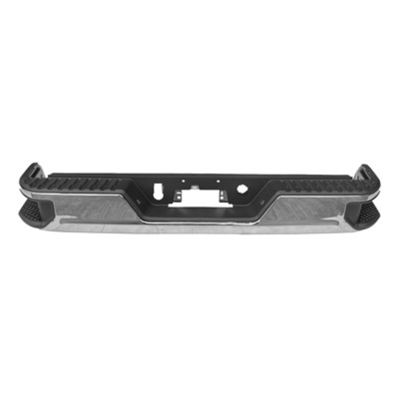 Step Bumper For Chevrolet Silverado 1500 2019-2025 Rear Single Exh Chrome Step Bumper For Chevrolet Silverado 1500 2019-2025 Rear Single Exh Chrome