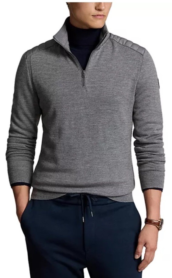 Polo Ralph Lauren Men’s Cotton Quarter Zip Sweater In Gray SizeXL Bloomingdale’s Polo Ralph Lauren Men’s Cotton Quarter Zip Sweater In Gray SizeXL Bloomingdale’s