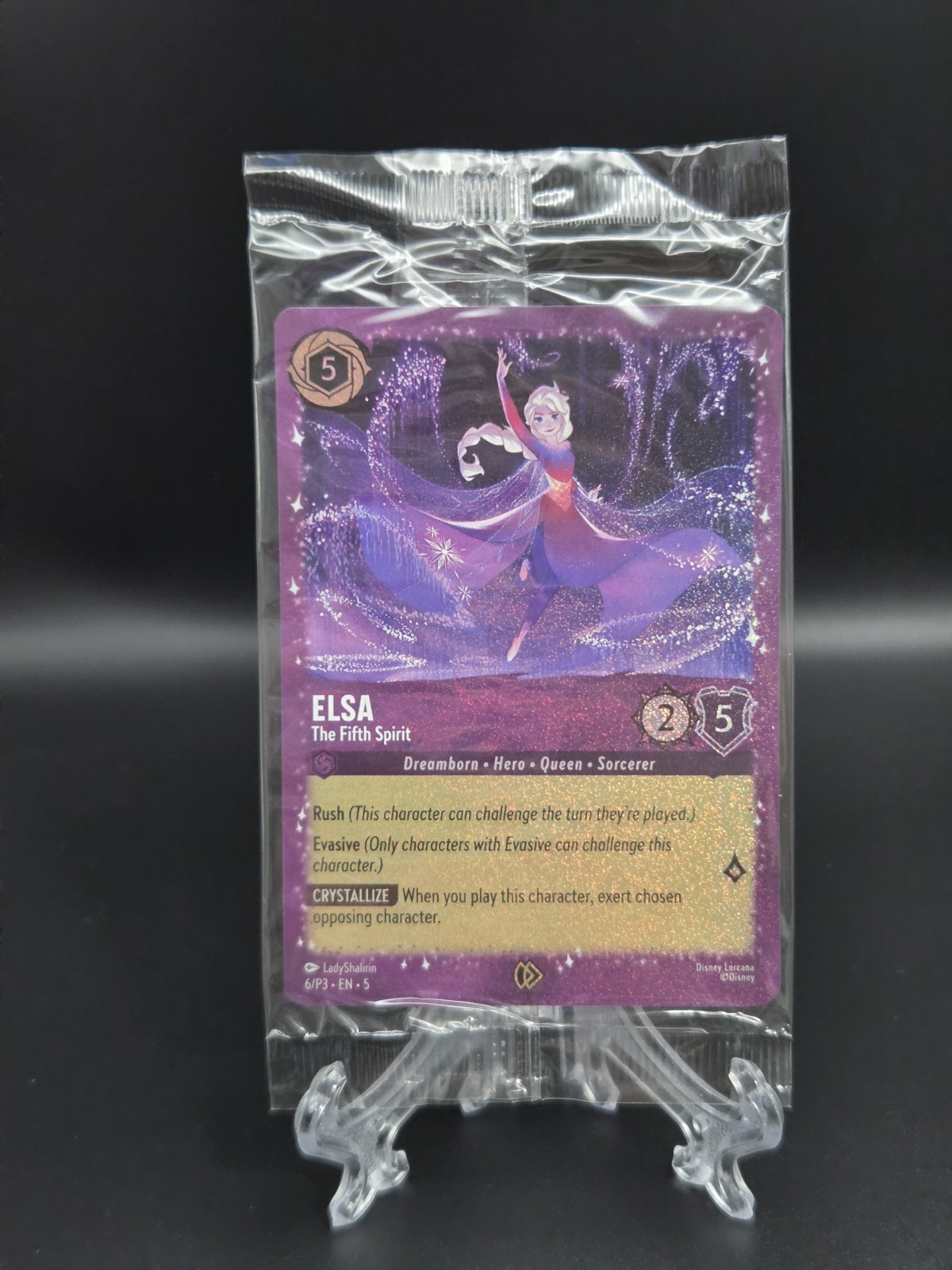 Elsa - The Fifth Spirit (Gift Box Promo) 6 Disney Lorcana Promo SEALED Elsa - The Fifth Spirit (Gift Box Promo) 6 Disney Lorcana Promo SEALED
