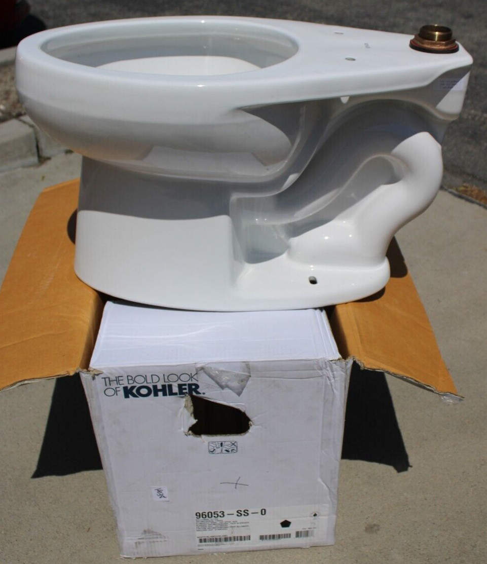 Kohler 96053-SS-0 - Welcomme Ultra Toilet Bowl-Only, Elong. Floor Mount - White