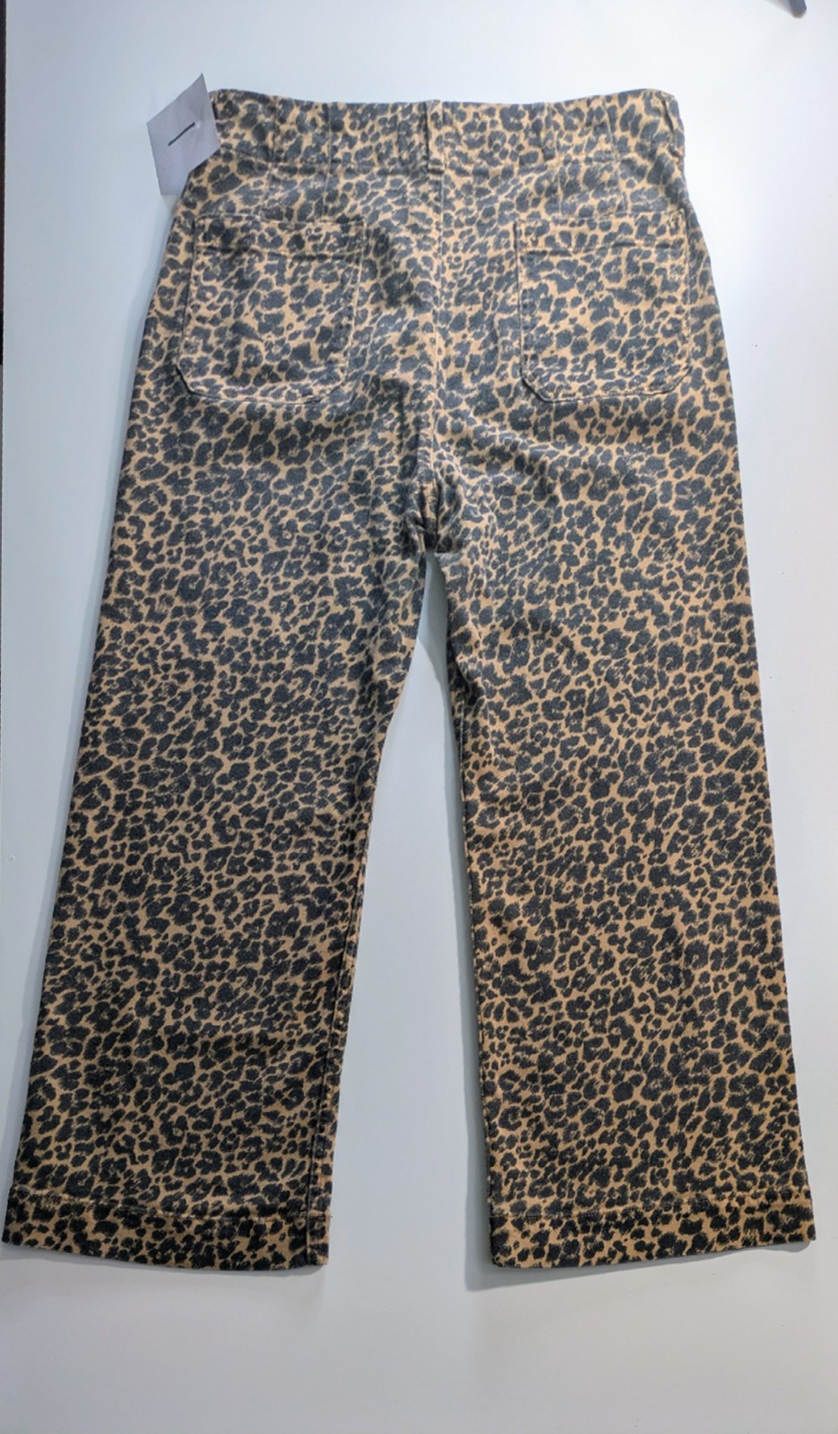 Anthropologie Maeve The Colette Crop Pants 33t Leopard Animal Print High Rise