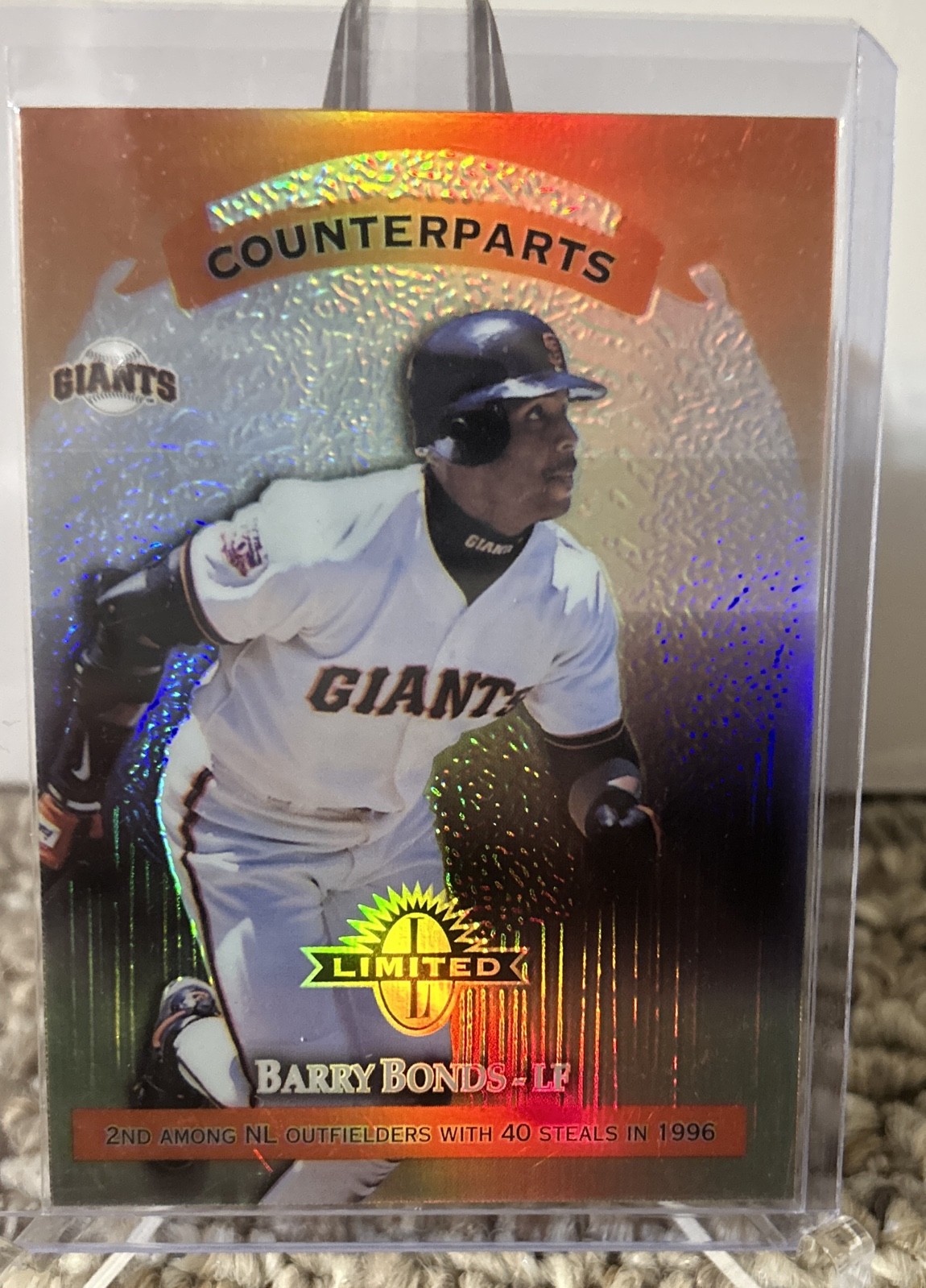 1997 Donruss Limited - Counterparts Barry Bonds, Quinton McCracken #123 Limited 1997 Donruss Limited - Counterparts Barry Bonds, Quinton McCracken #123 Limited
