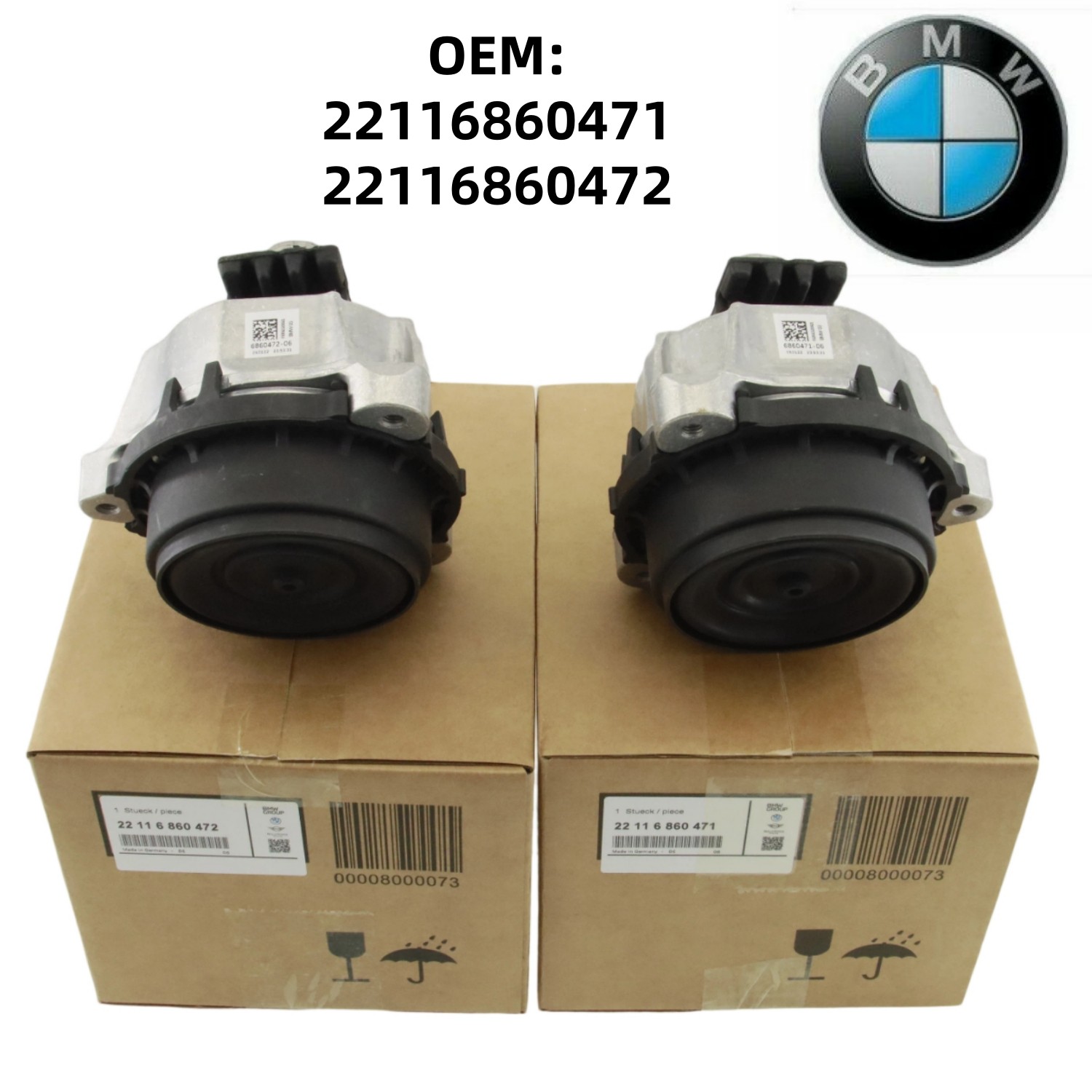 OEM Engine Mount Left & Right For BMW 530i 540i 740i xDrive 840i X3 X4 X5 X7