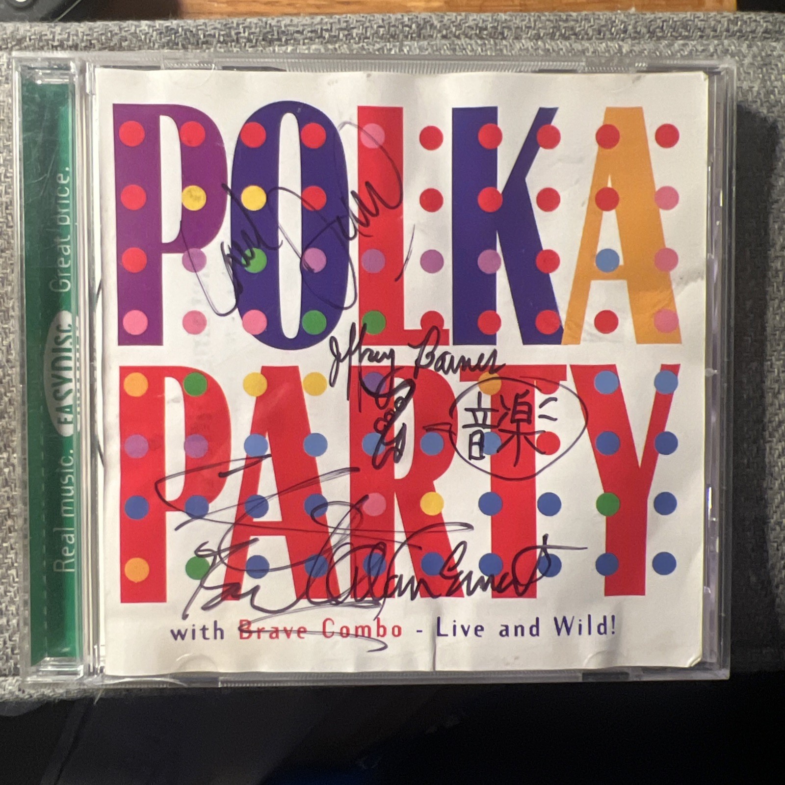 Brave Combo Polka Party Live And Wild Cd Signed By Band