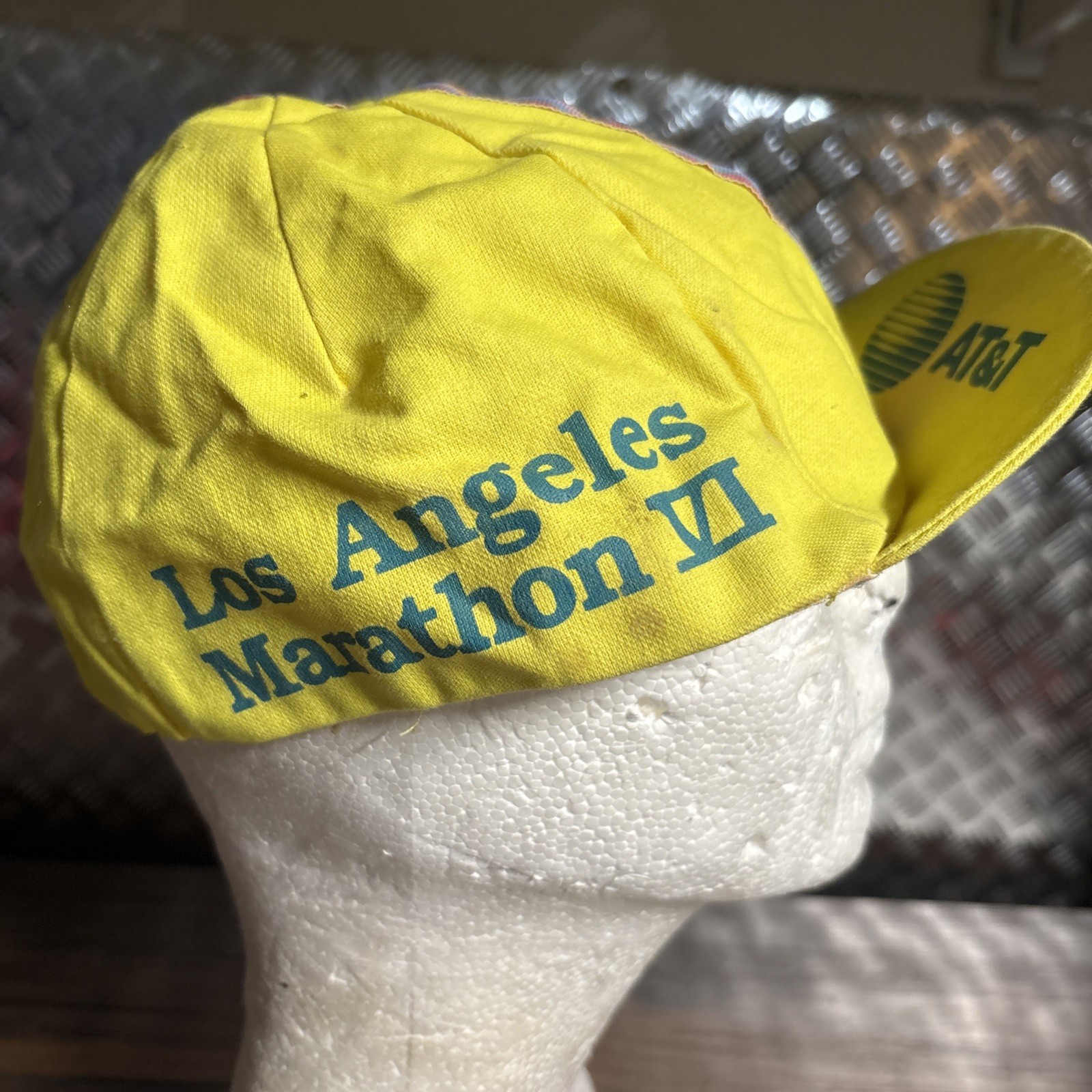 Vintage 1991 Los Angeles (LA) Marathon VI (6th) Hat Cap AT&T Running Cycling USA Vintage 1991 Los Angeles (LA) Marathon VI (6th) Hat Cap AT&T Running Cycling USA