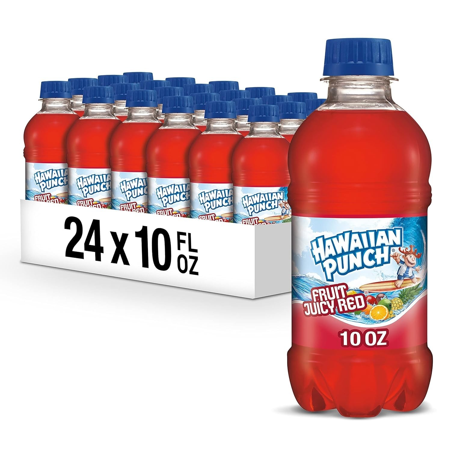 Fruit Juicy Red Fruit Juice Drink, 10 fl oz Bottles, 24 Count (4 Packs of 6)