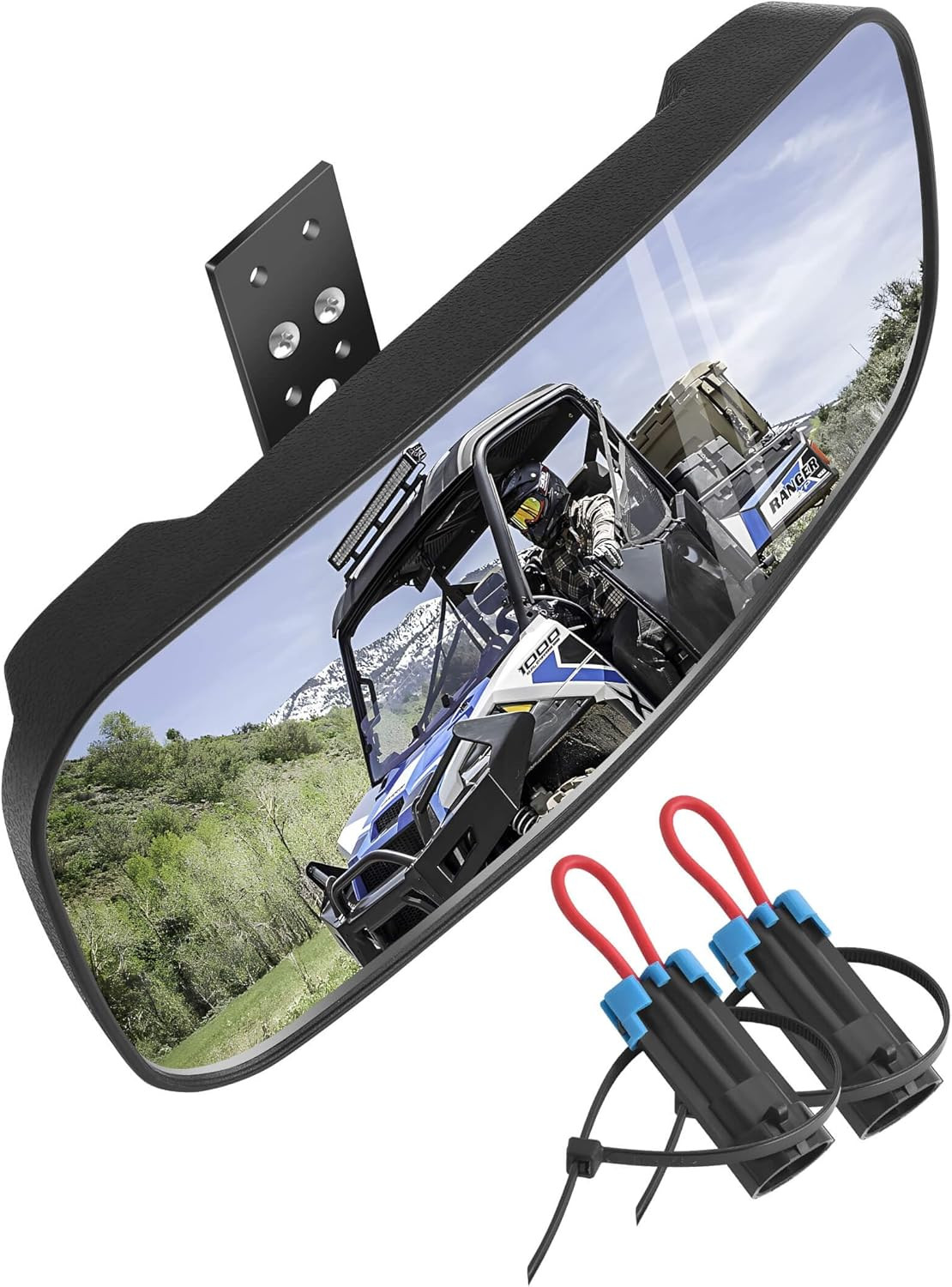 2017-25 Polaris Ranger 500 570 900 XP 1000 XP Rear View Mirror–Compatible 2017-25 Polaris Ranger 500 570 900 XP 1000 XP Rear View Mirror–Compatible