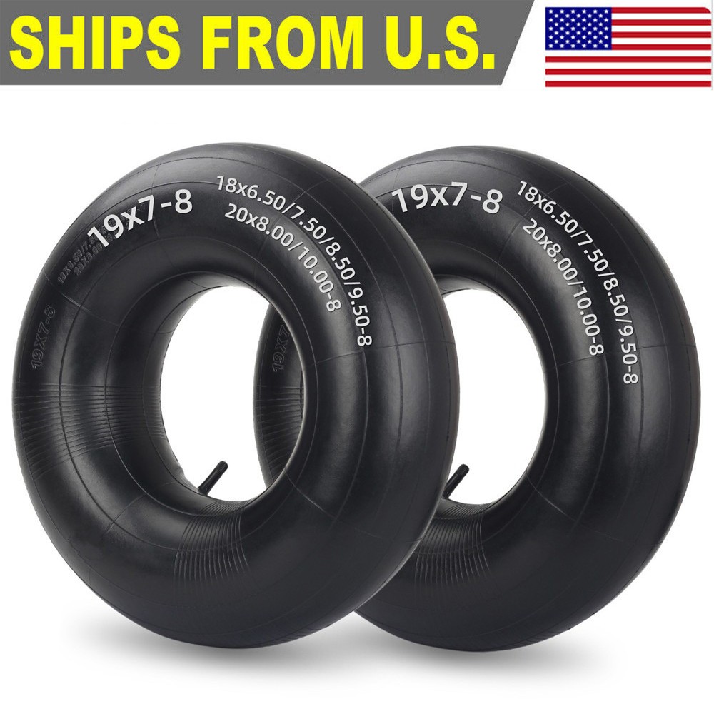 2-Pack 18 x 8.50/9.50-8 Inner Tube for Lawn Mowers Tractors Golf Carts Wagons 2-Pack 18 x 8.50/9.50-8 Inner Tube for Lawn Mowers Tractors Golf Carts Wagons