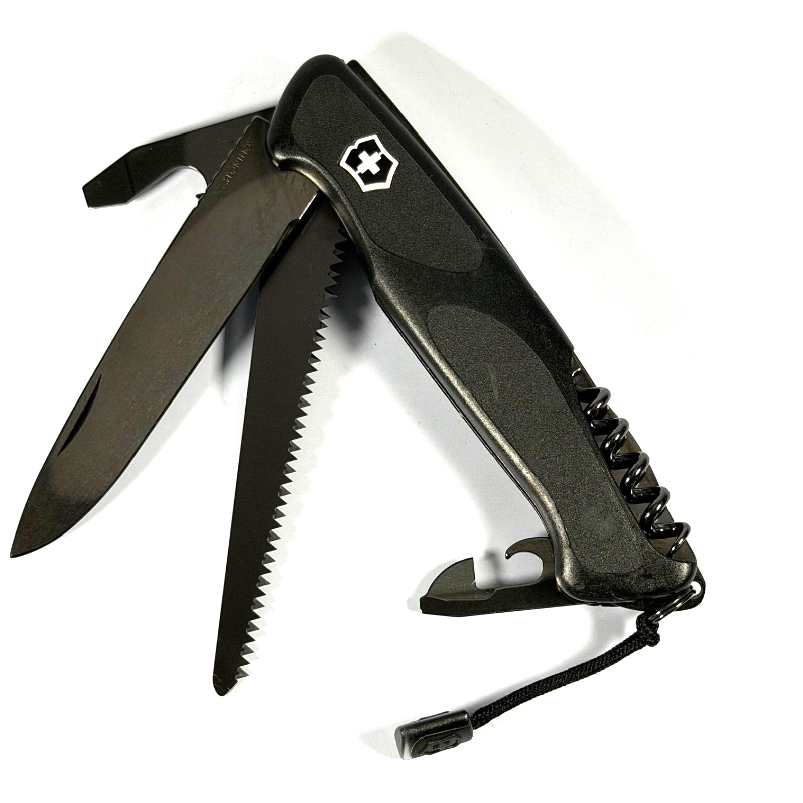 Victorinox Ranger Grip 55 Onyx Black 130mm Locking Swiss Army Knife | Excellent
