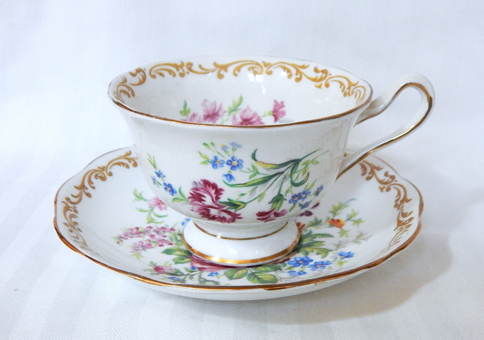 Royal Albert England Nosegay Cup and Saucer Set Royal Albert England Nosegay Cup and Saucer Set