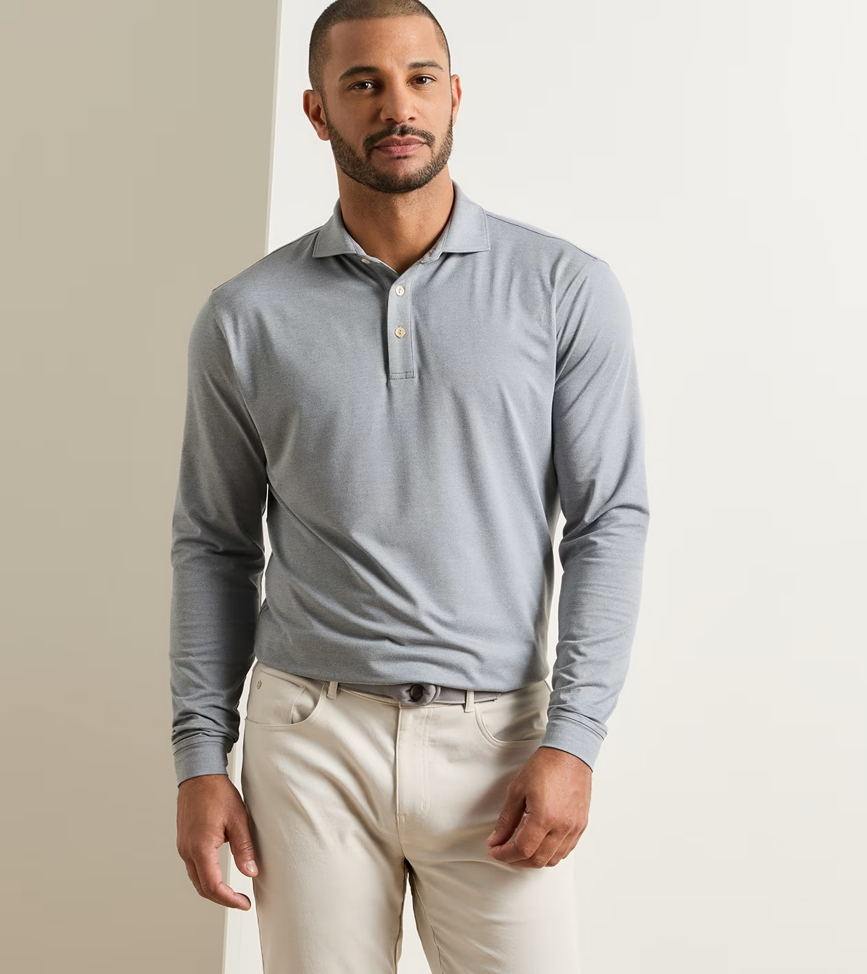 NWT -Peter Millar Lyons Men\'s L Performance Jersey Long-Sleeve Polo -RETAIL $125 NWT -Peter Millar Lyons Men\'s L Performance Jersey Long-Sleeve Polo -RETAIL $125