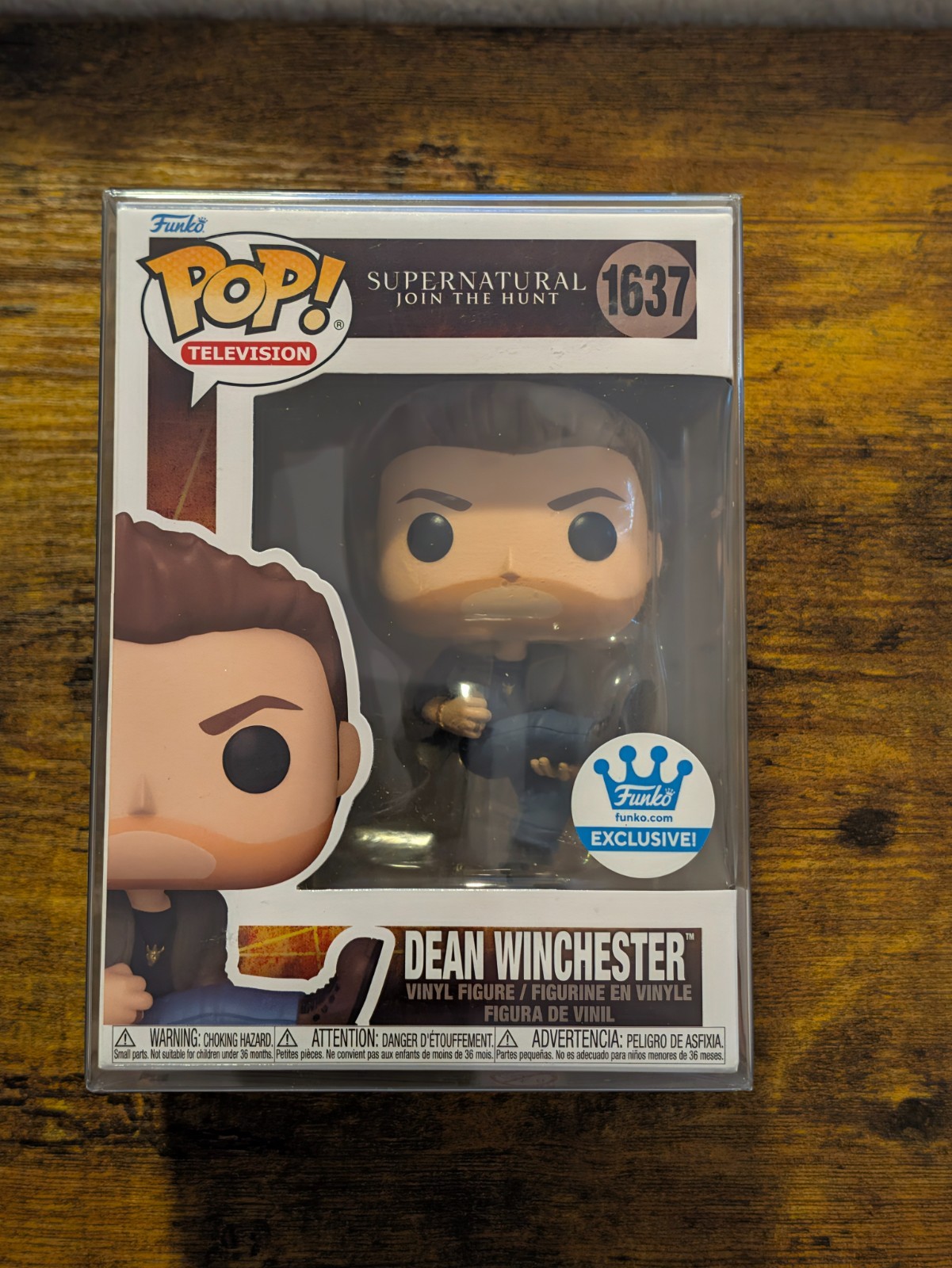 Funko POP Supernatural Dean Winchester #1637 (Eye of the Tiger) Funko Exclusive Funko POP Supernatural Dean Winchester #1637 (Eye of the Tiger) Funko Exclusive