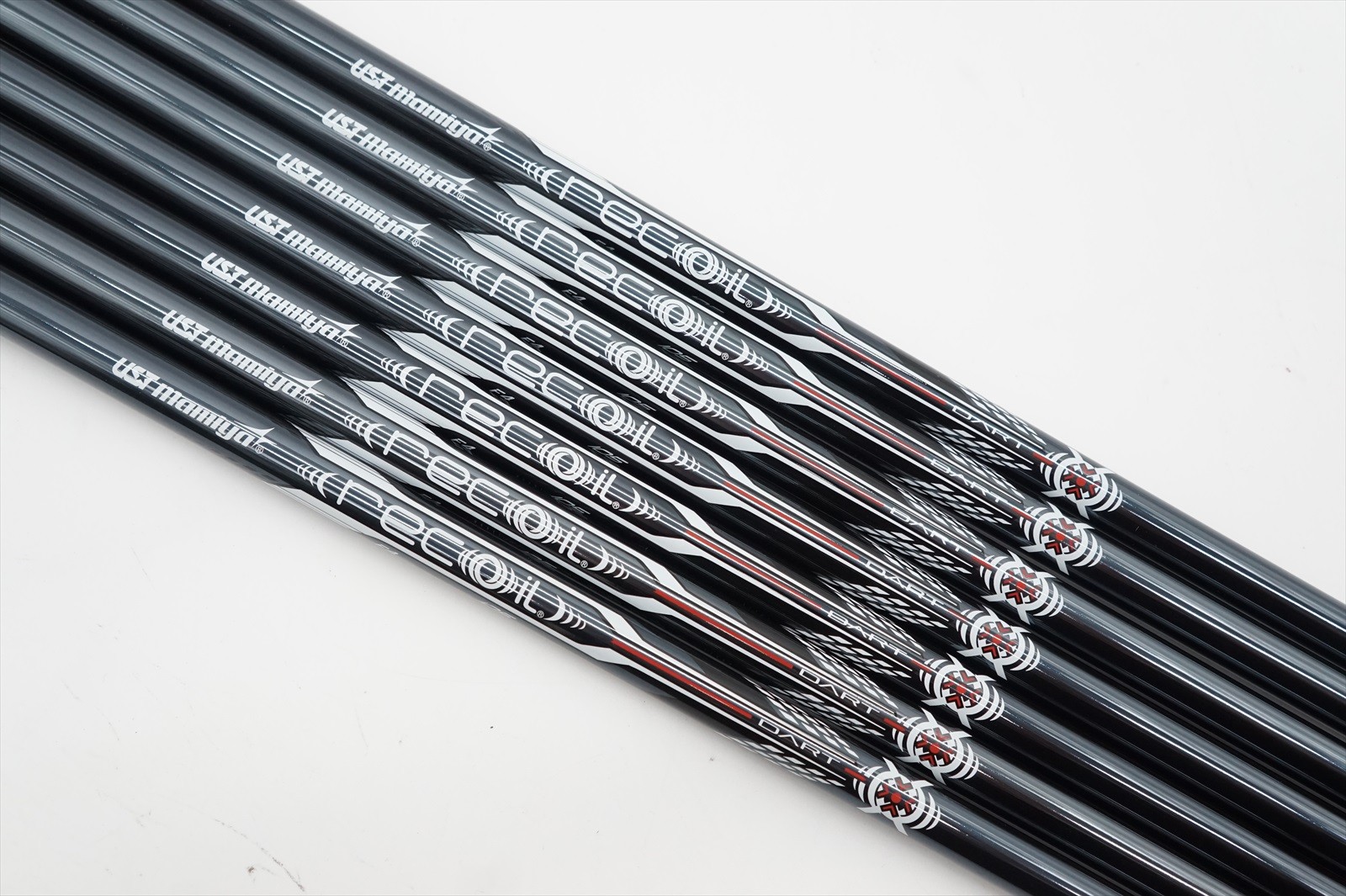 Uncut Ust Mamiya Recoil Dart 105 F4 106g Stiff #4-PW Iron Shaft Set PULLS .355