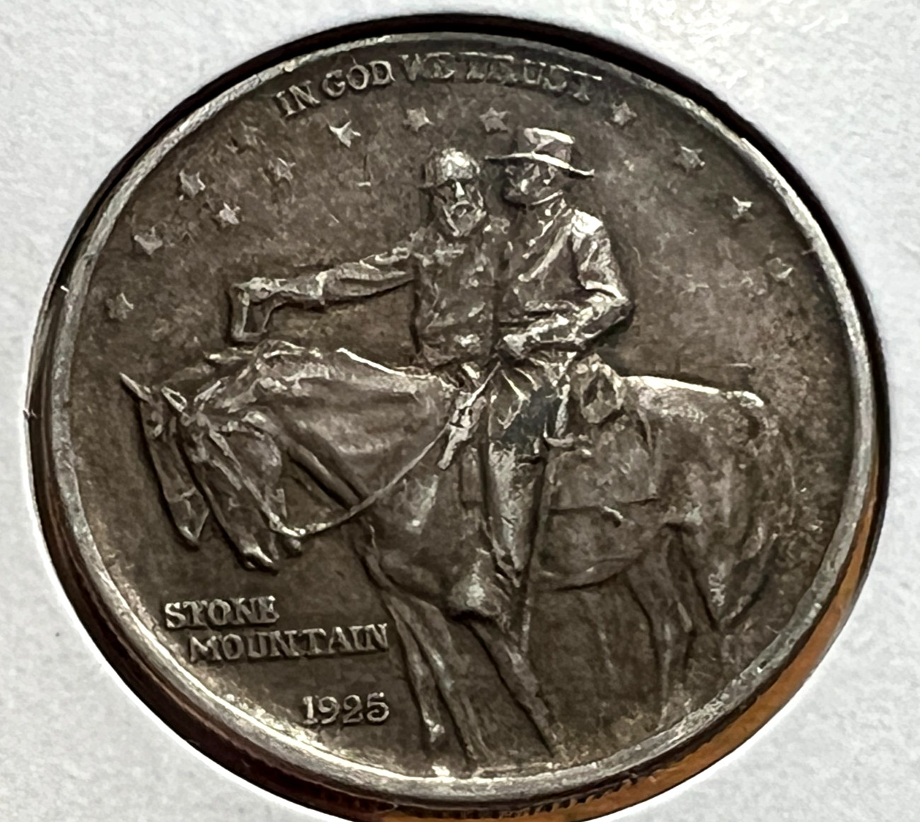 1925 STONE MOUNTAIN SILVER HALF DOLLAR COMMEMORATIVE COIN
