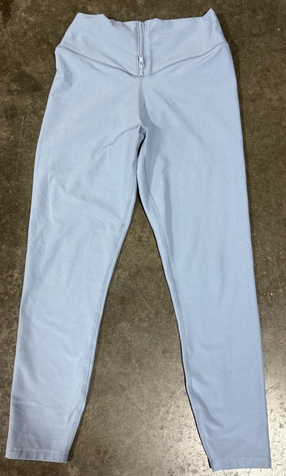 Abercrombie & Fitch Women’s Blue Solid Ankle Leggings Elastic Waist M Regular Abercrombie & Fitch Women’s Blue Solid Ankle Leggings Elastic Waist M Regular