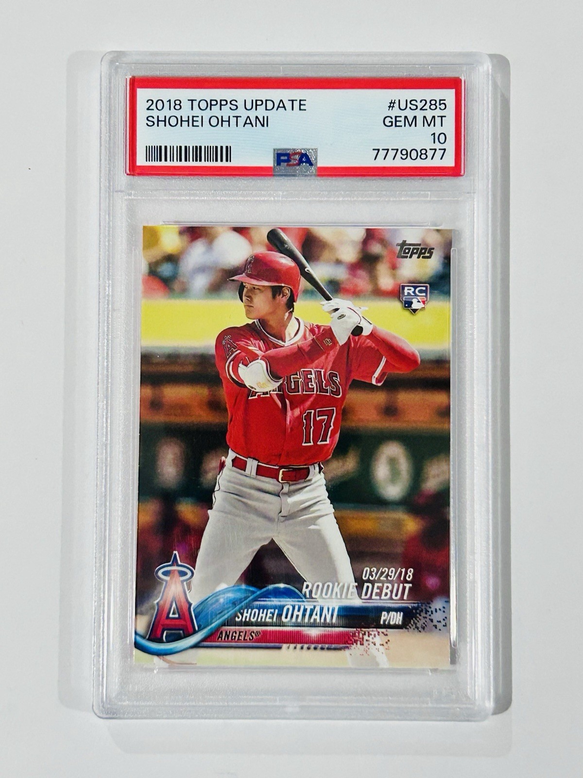 2018 Topps Update Series - Rookie Debut Shohei Ohtani #US285 (RC) MVP Angels