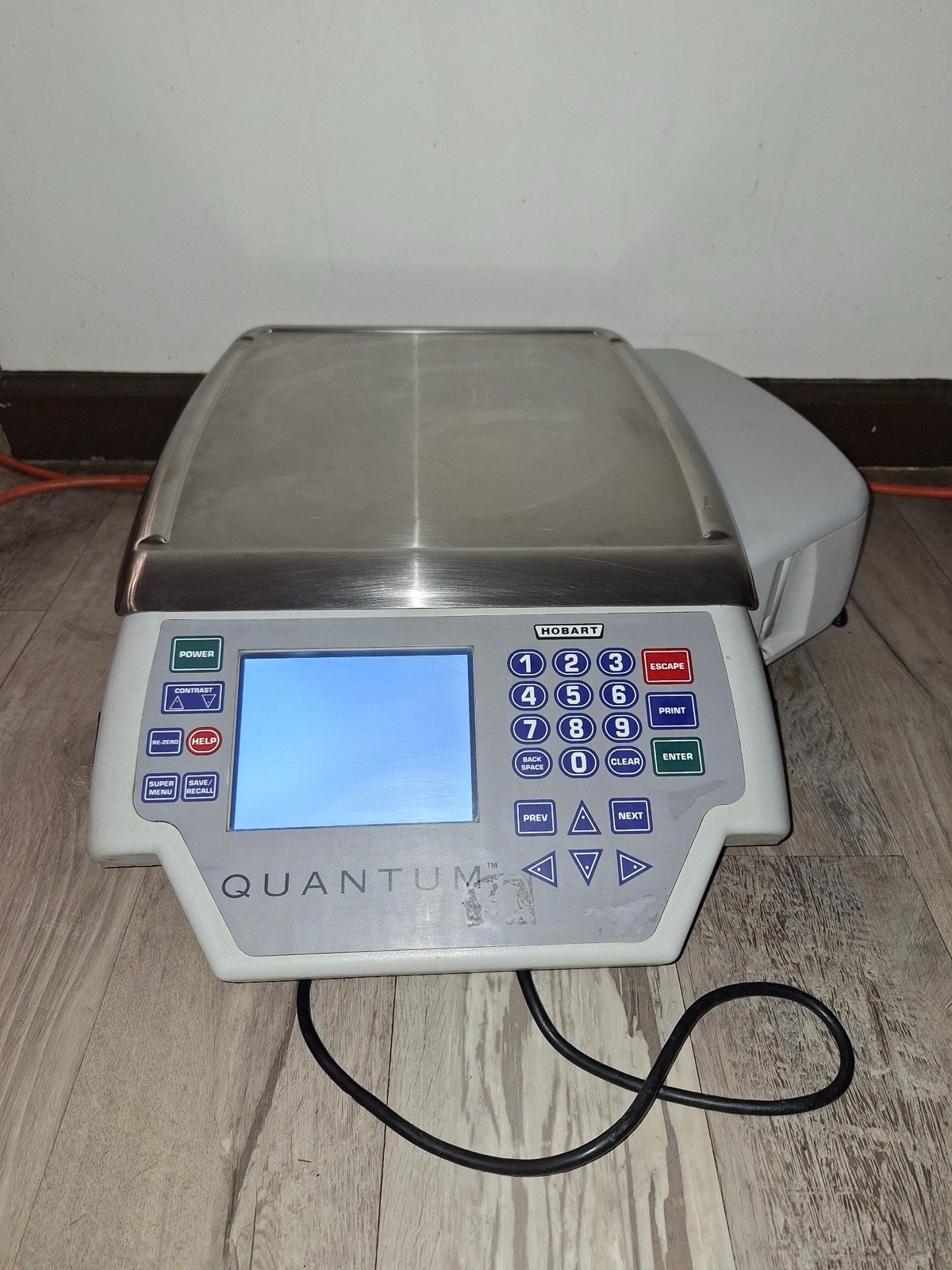 Hobart Quantum Max Commercial Label Printing Scale Deli Grocery FOR PARTS/REPAIR Hobart Quantum Max Commercial Label Printing Scale Deli Grocery FOR PARTS/REPAIR