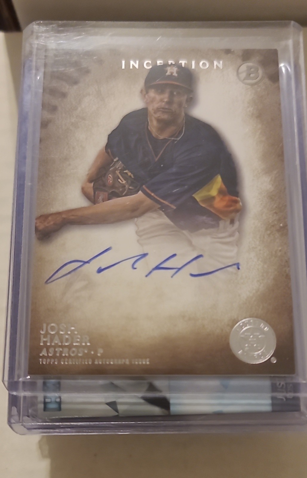 2015 Bowman Inception - Prospect Autographs Josh Hader #PA-JHA (AU, RC)