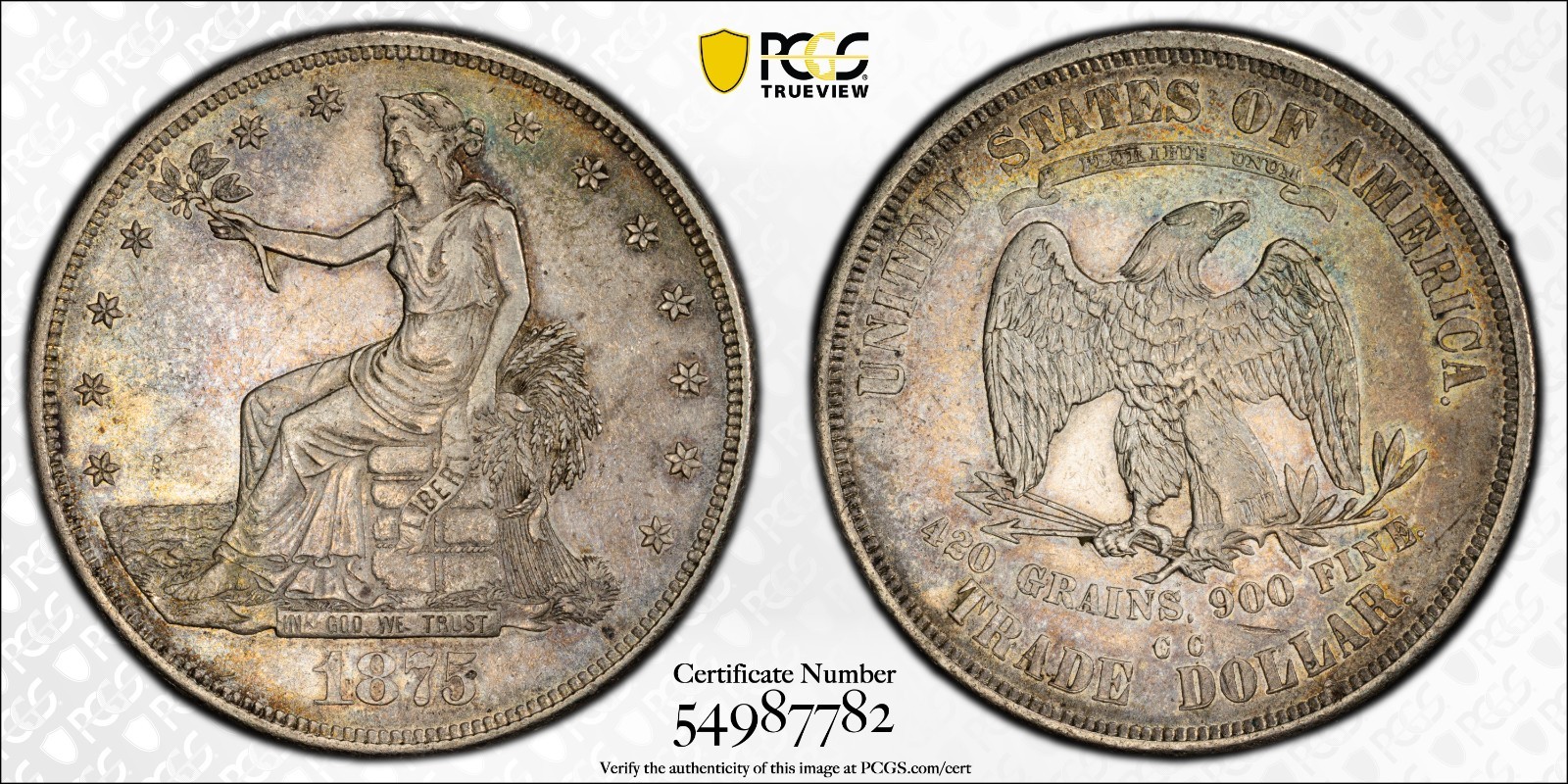 1875 CC TRADE DOLLAR TYPE 1/1 JUST GRADED PCGS XF DETAILS*TONER & GOLD SHIELD* 1875 CC TRADE DOLLAR TYPE 1/1 JUST GRADED PCGS XF DETAILS*TONER & GOLD SHIELD*