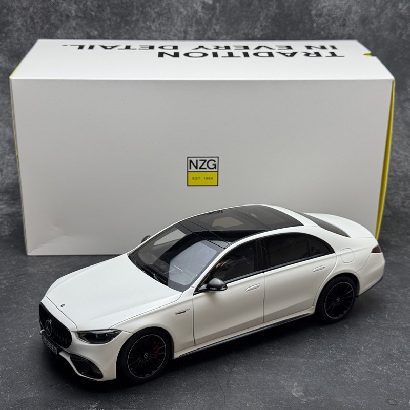 NZG kiloworks 1:18 Mercedes-Benz AMG S63 alloy full open car model