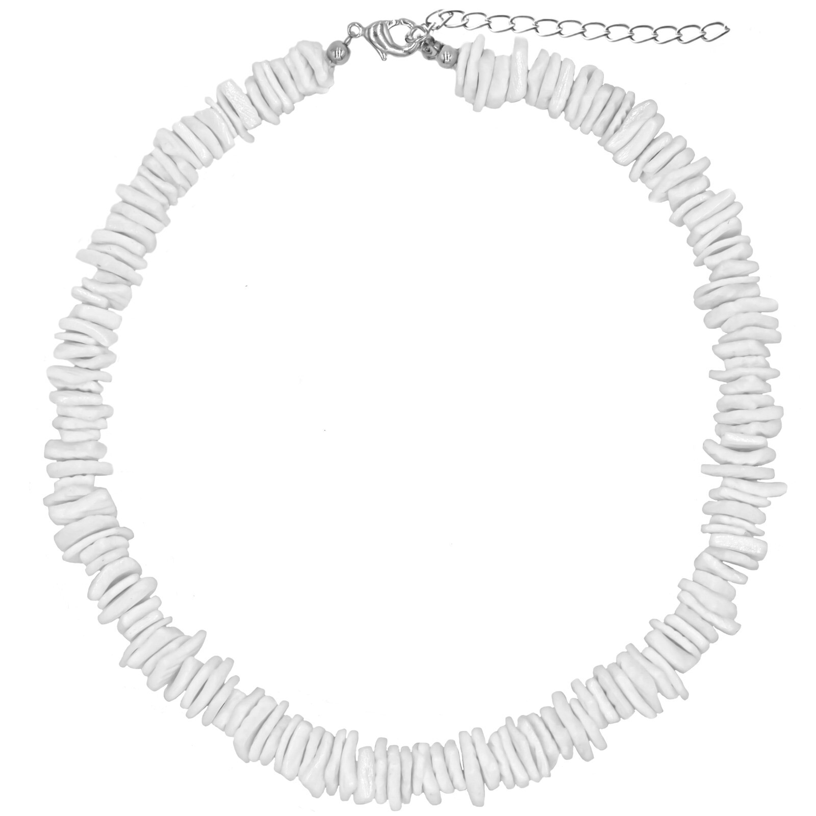 White Puka Shell Neckace for Men and Women - Hawaiian Surfer Necklace White Puka Shell Neckace for Men and Women - Hawaiian Surfer Necklace