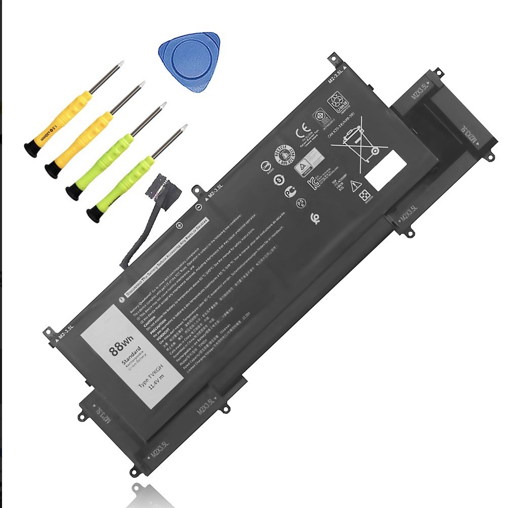 OEM Genuine 88WH TVKGH Battery For Dell Latitude 9510 9520 2-in-1 Series 89GNG OEM Genuine 88WH TVKGH Battery For Dell Latitude 9510 9520 2-in-1 Series 89GNG