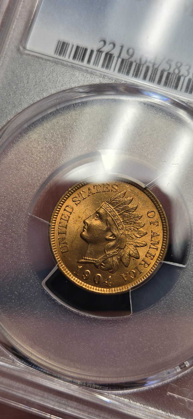 RED 1904 Indian Head Cent Penny PCGS Ms64 Rd Philadelphia RED 1904 Indian Head Cent Penny PCGS Ms64 Rd Philadelphia