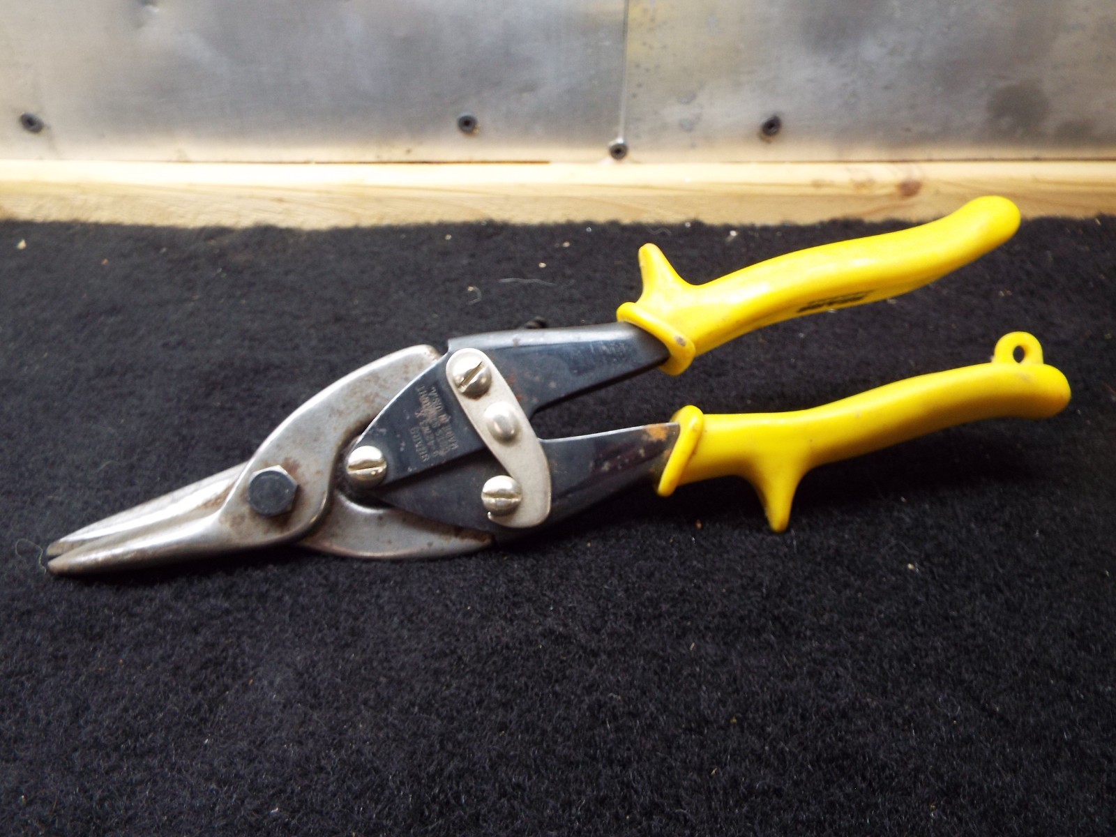 Nice Vintage SEARS 9- 42773 Straight Cut Tin Snips USA Made