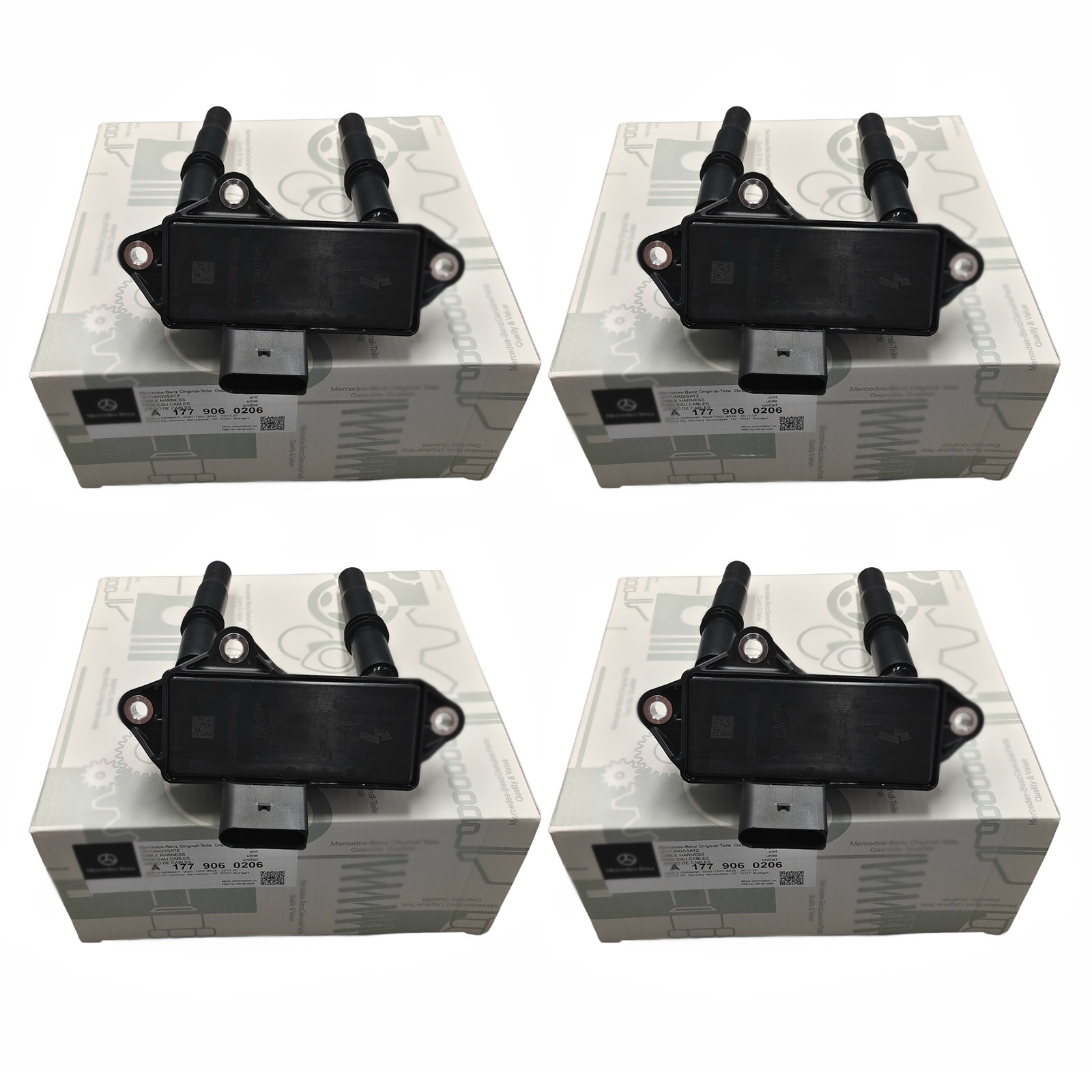 4X IGNITION DOUBLE-COIL A1779060206 FOR MERCEDES-AMG 1779064202 1779069500 NEW