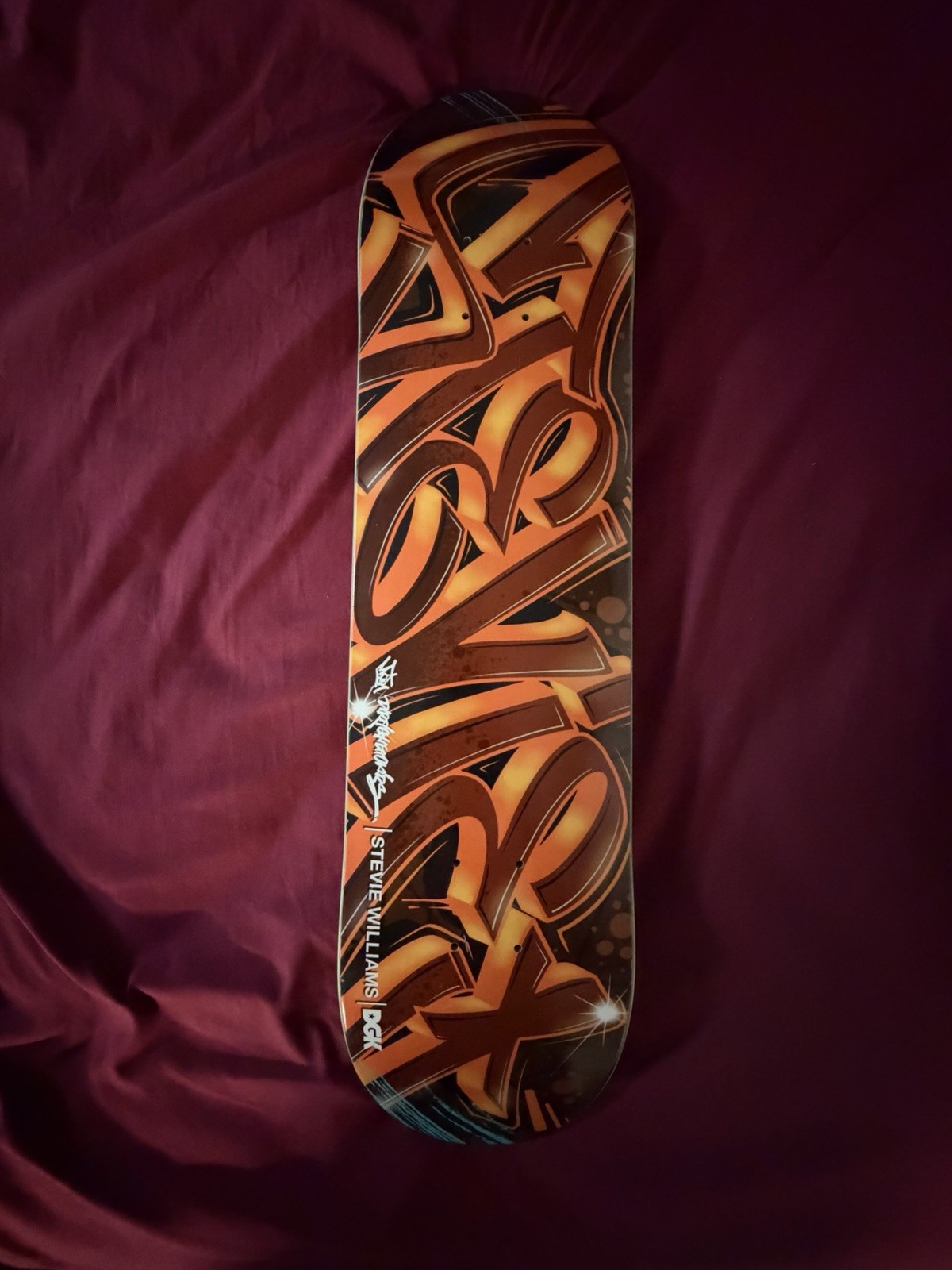 DGK 7.75 Steve Williams deck black thunders with bones wheels and reds bearings