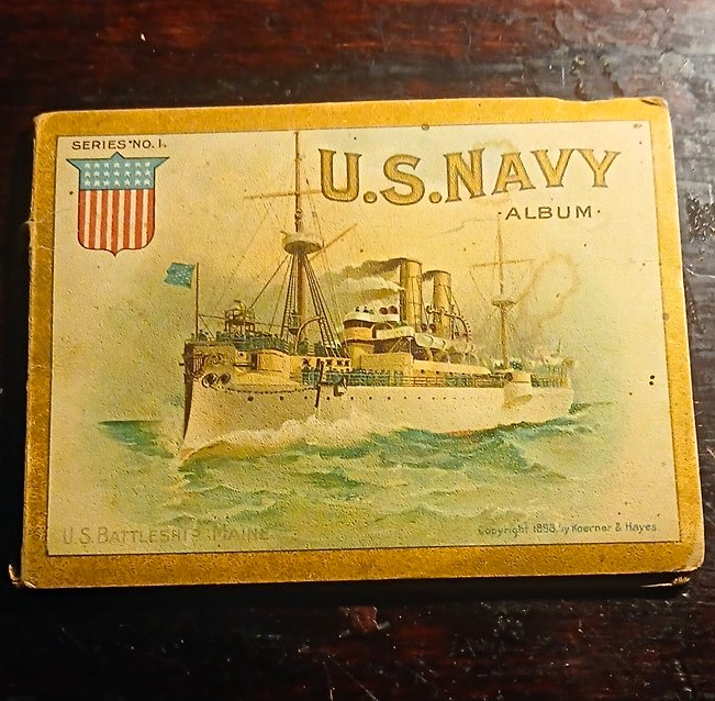 Antique 1898 U.S. Navy Album Series No. 1 Lithograph Booklet - Koerner & Hayes. Antique 1898 U.S. Navy Album Series No. 1 Lithograph Booklet - Koerner & Hayes.