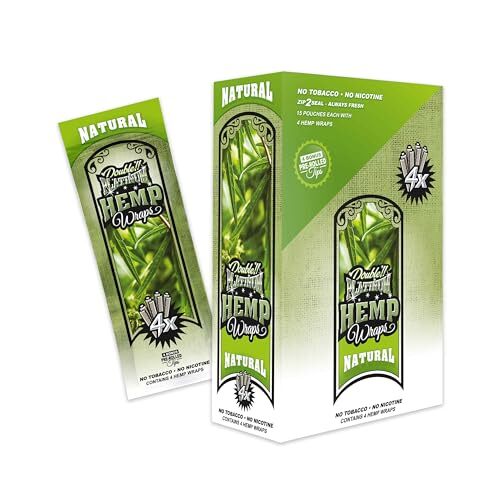 Platinum Wraps - Natural/Flavorless - 15 Pack Display - (60 Wraps/Tips) Platinum Wraps - Natural/Flavorless - 15 Pack Display - (60 Wraps/Tips)