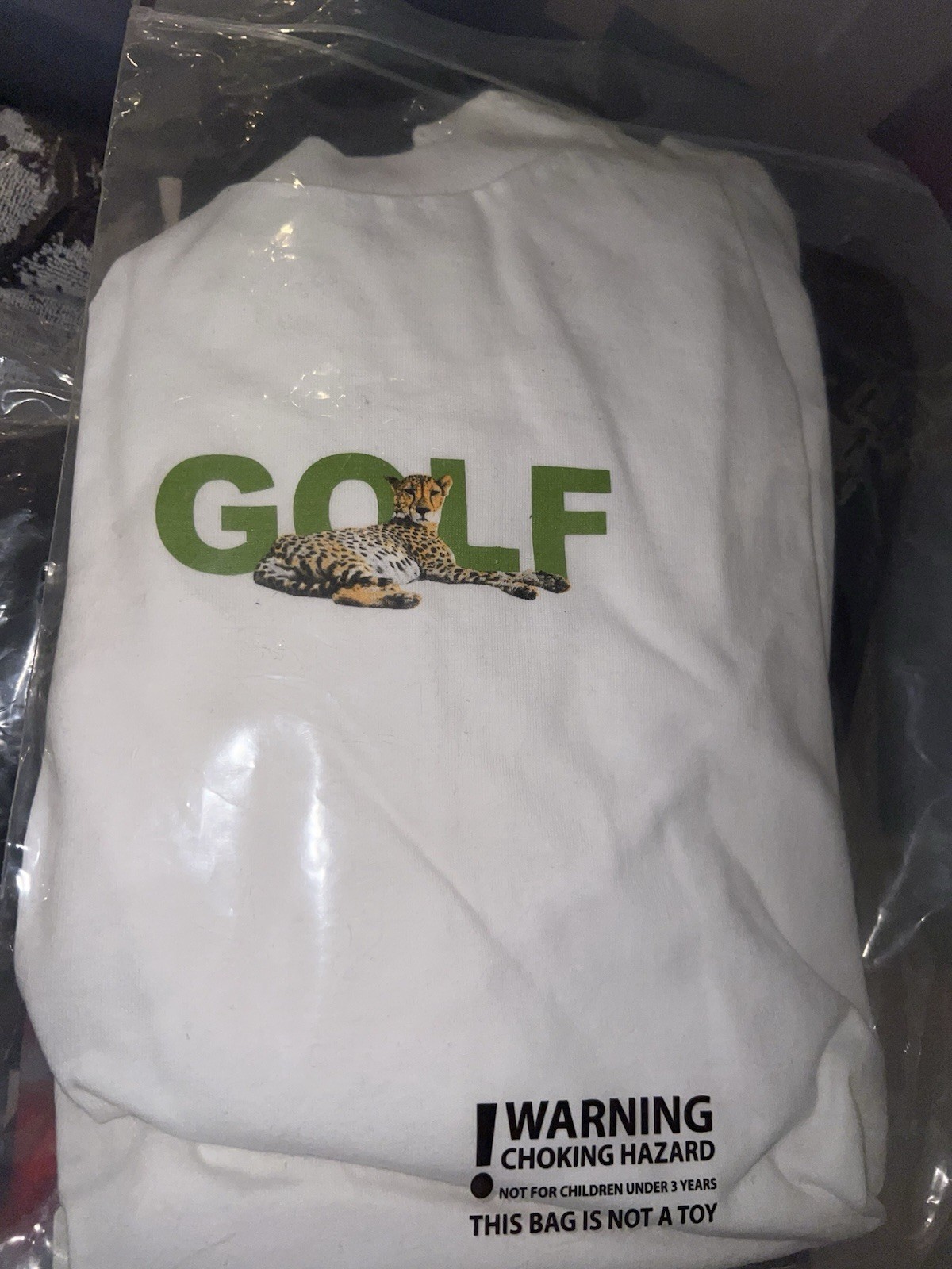 Golf Wang 2016 Cheetah T-Shirt Grail Tyler The Creator Shirt SIZE XXL Super RARE Golf Wang 2016 Cheetah T-Shirt Grail Tyler The Creator Shirt SIZE XXL Super RARE