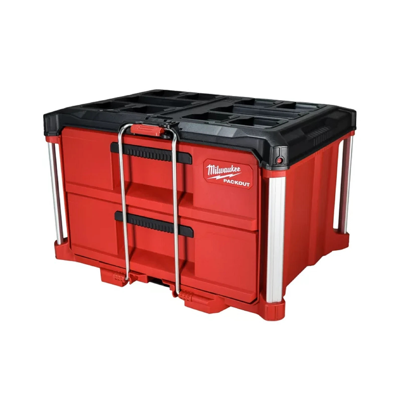 Milwaukee 48-22-8442 PACKOUT Impact Resistant 2-Drawer Tool Box, 50lbs Capacity Milwaukee 48-22-8442 PACKOUT Impact Resistant 2-Drawer Tool Box, 50lbs Capacity