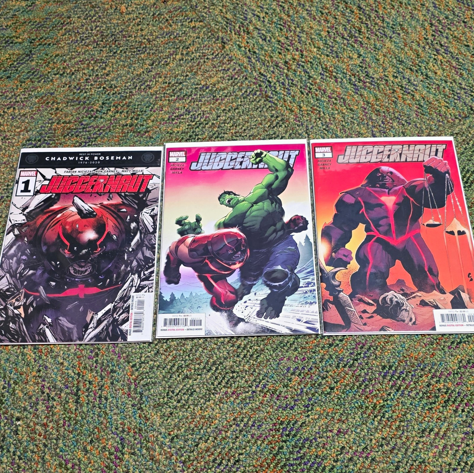 Juggernaut 1-5 Complete Set Fabian Nicieza Ron Garney Juggernaut 1-5 Complete Set Fabian Nicieza Ron Garney