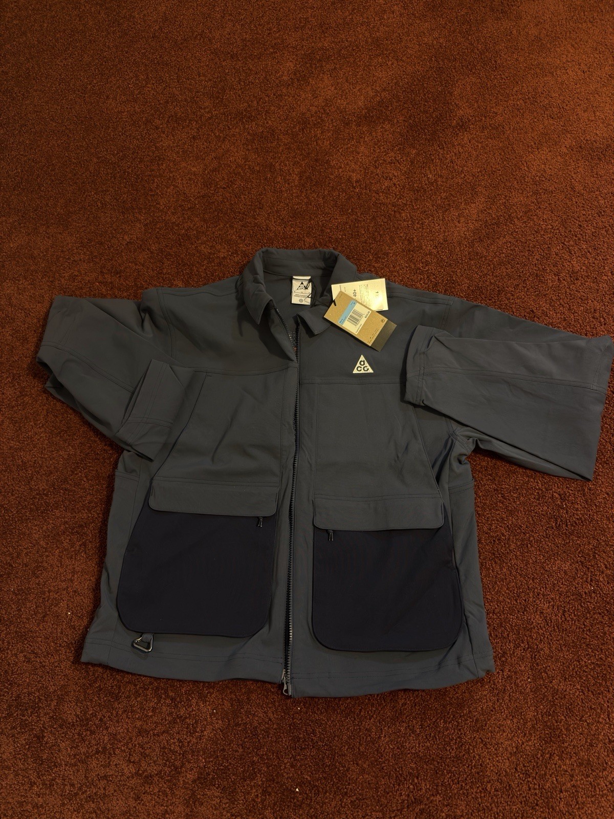 Nike ACG Smith Summit UV Protection Jacket Mens Blue Full Zip HV0598-437 $225 Nike ACG Smith Summit UV Protection Jacket Mens Blue Full Zip HV0598-437 $225
