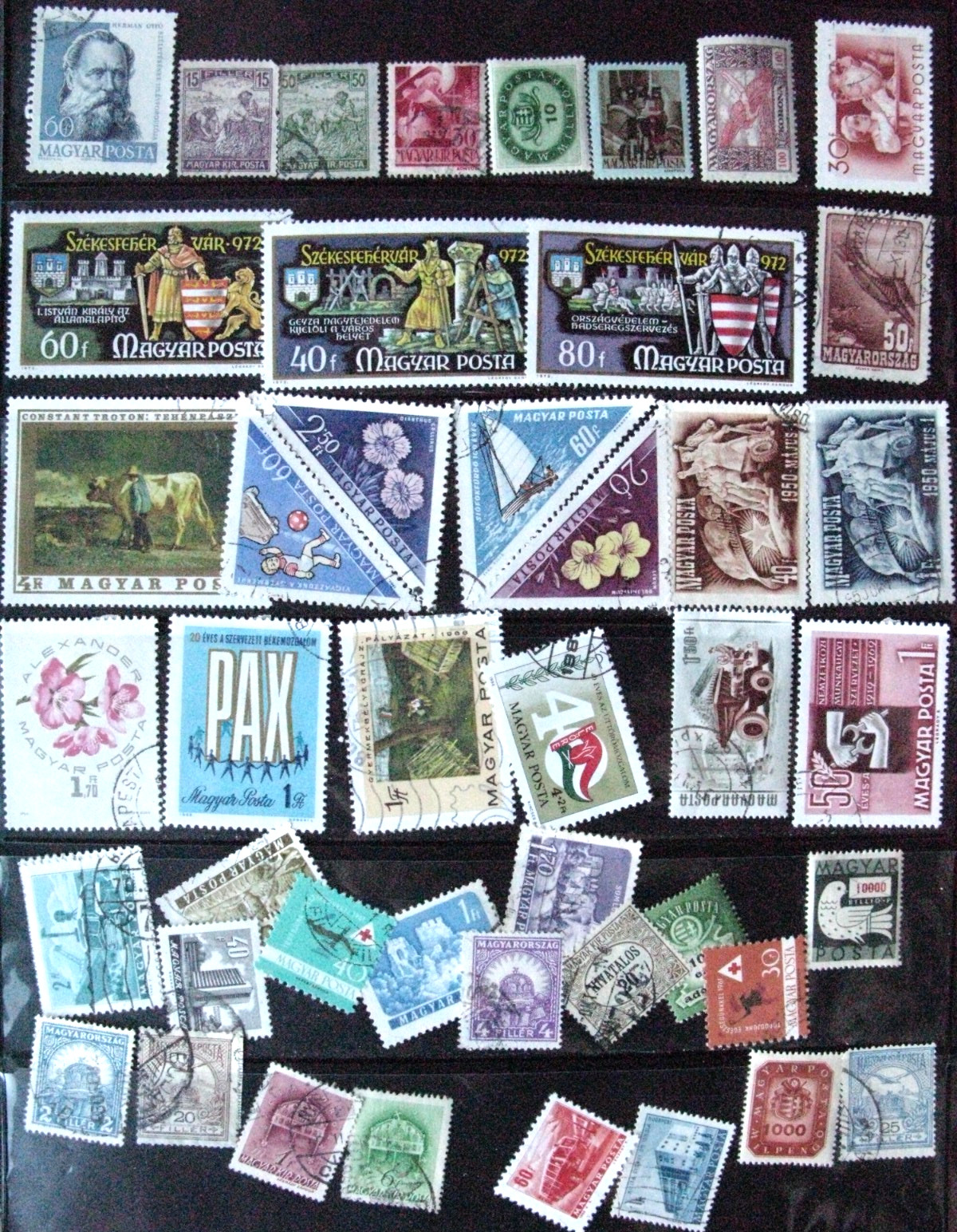 stamps 44 used vintage Hungary hungry Magyar *SEE NOTE** in USA stamps 44 used vintage Hungary hungry Magyar *SEE NOTE** in USA