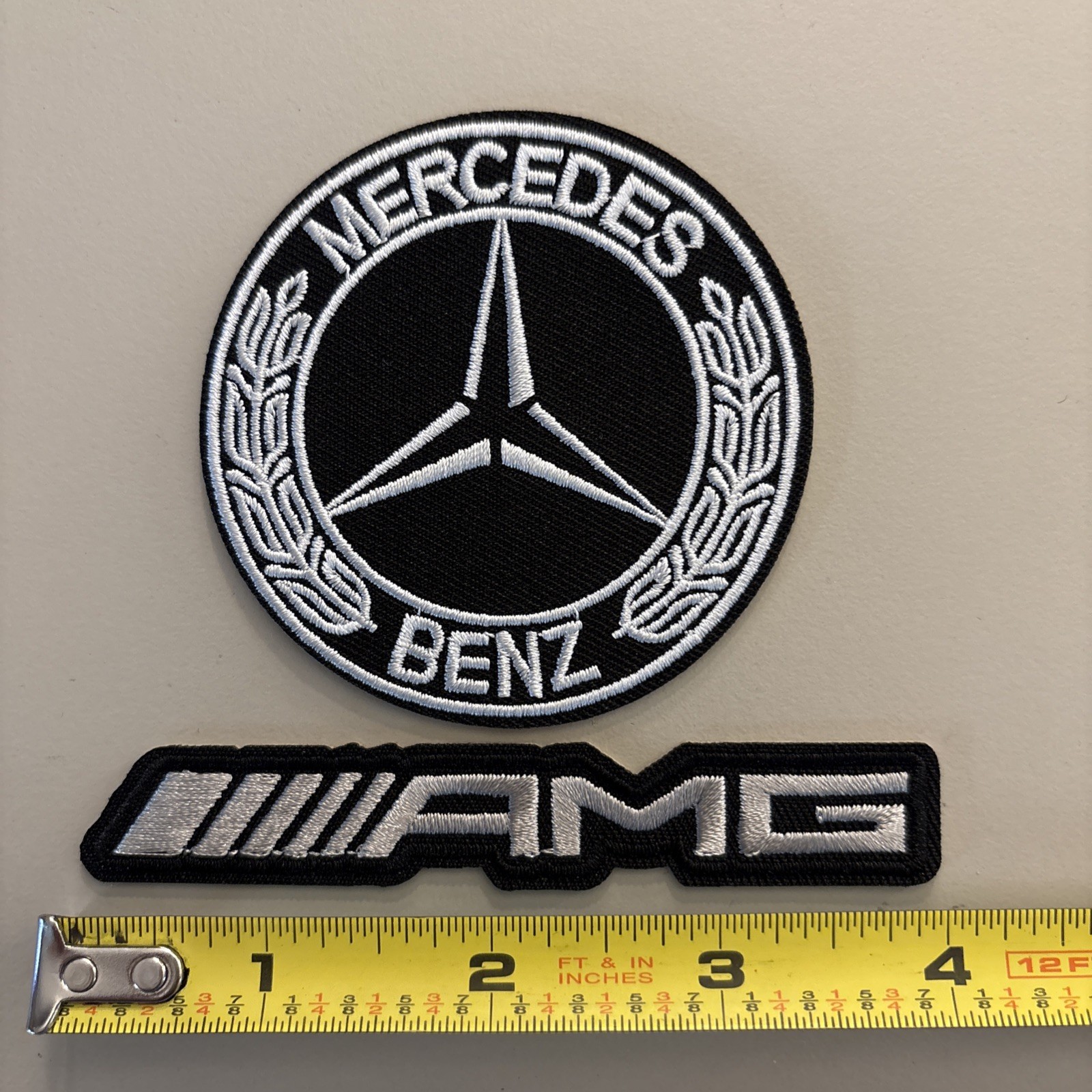 Mercedes Benz + AMG (Lot of 2 Iron on patch) Luxury/ Racing / Sports Car Mercedes Benz + AMG (Lot of 2 Iron on patch) Luxury/ Racing / Sports Car