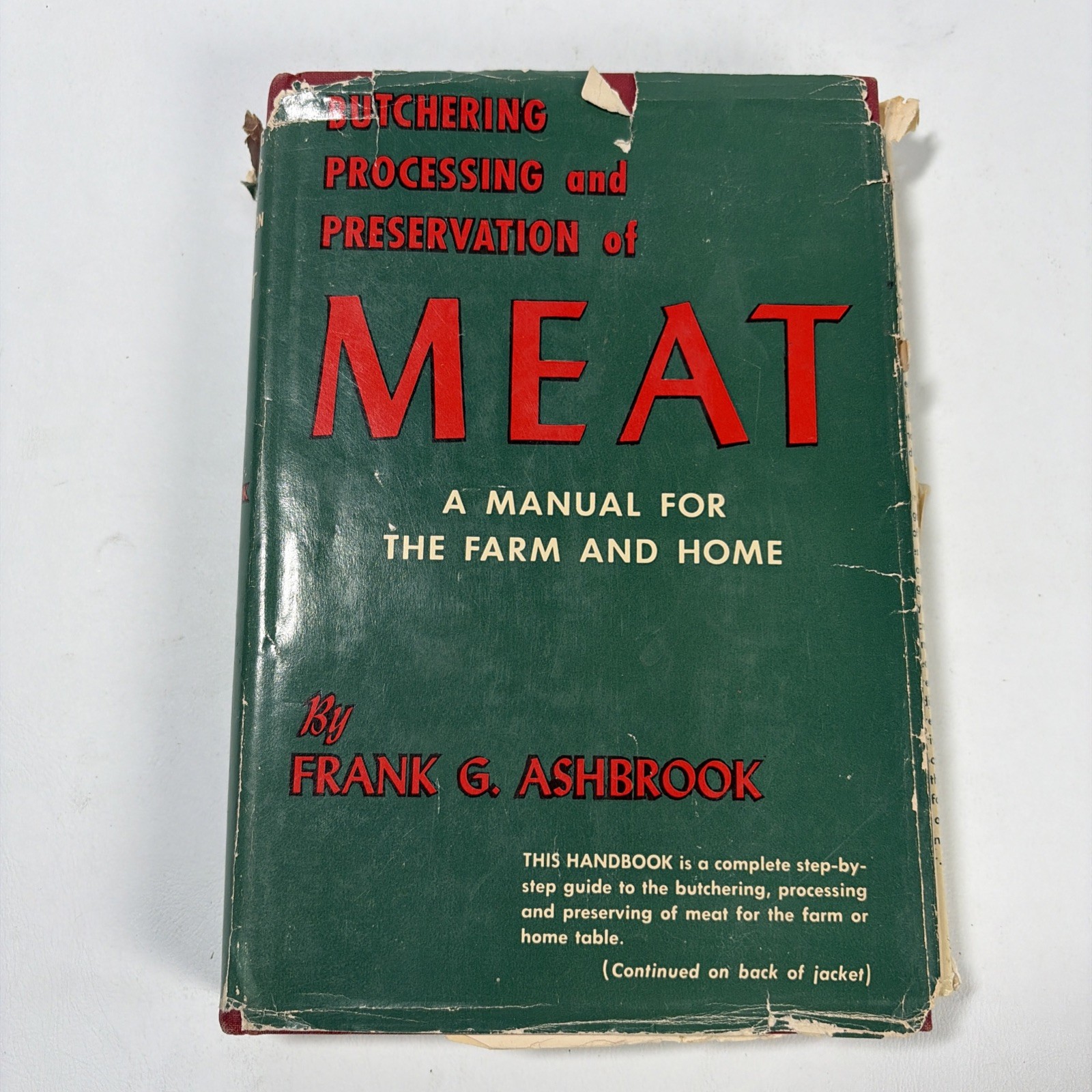 Butchering Processing and Preservation of Meat Home and Farm Ashbrook Signed VTG Butchering Processing and Preservation of Meat Home and Farm Ashbrook Signed VTG