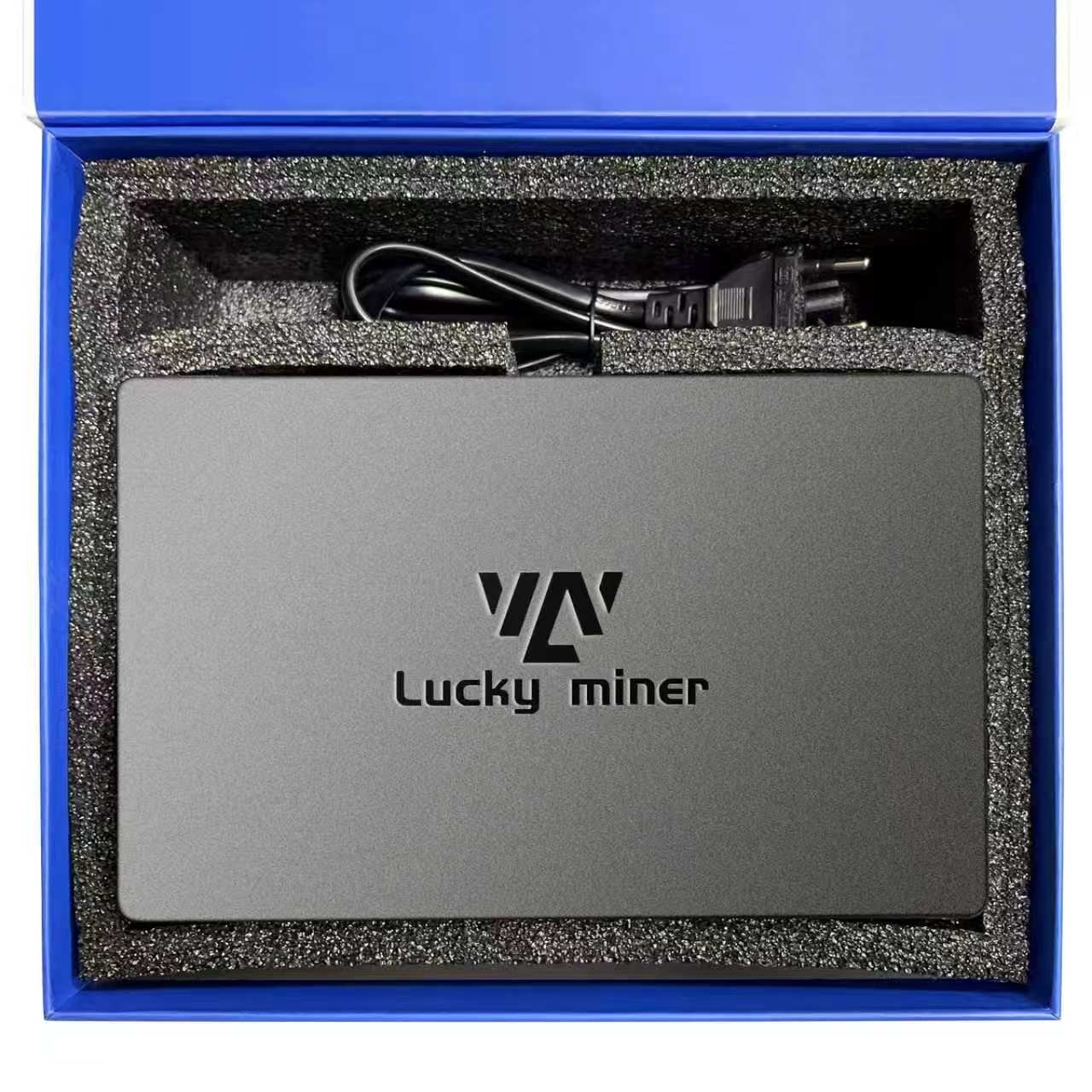 US Ship Lucky Miner LV08 4.5T SHA-256 Bitcoin BTC WIFI Miner Solo Mining Lotto