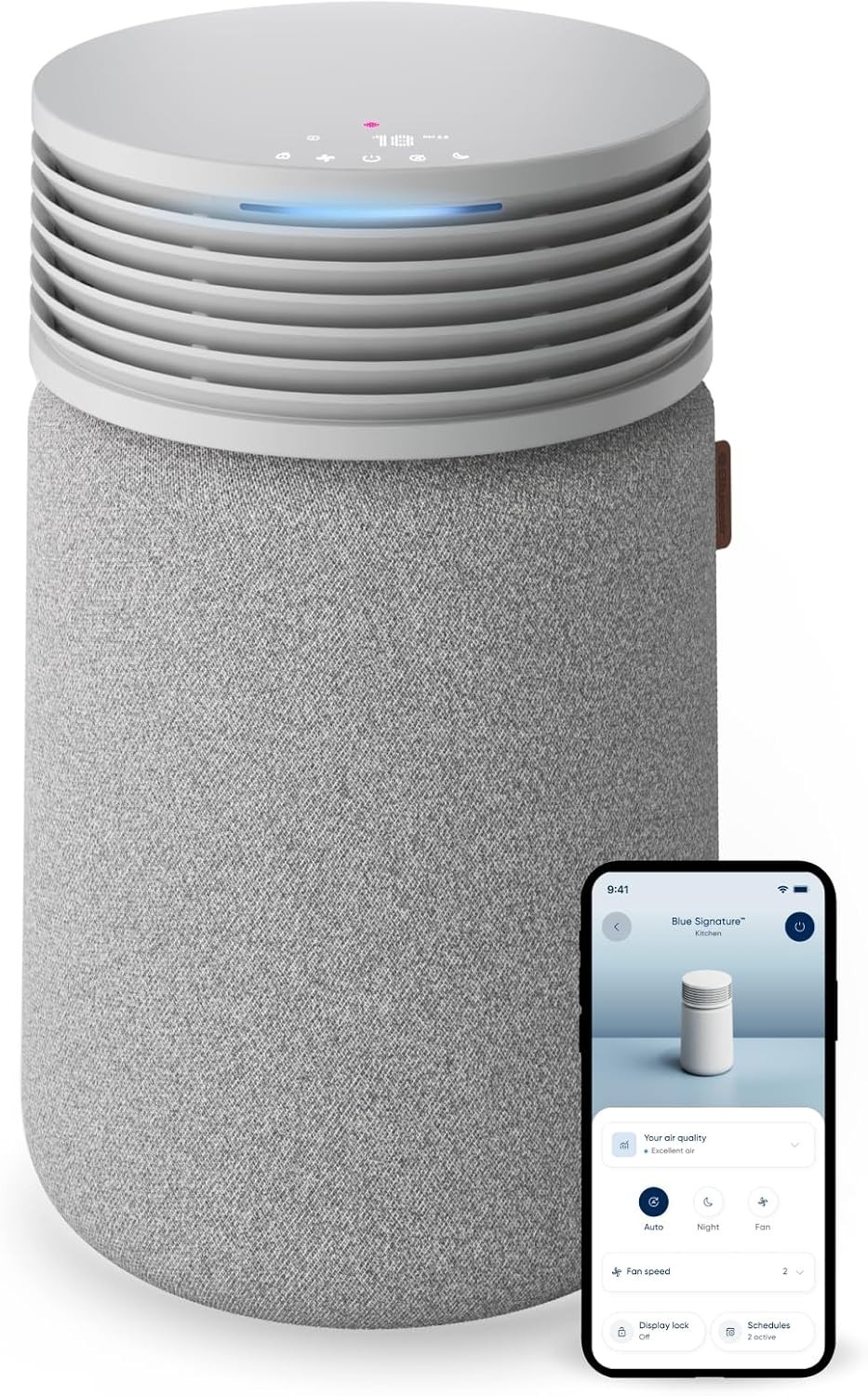 BLUEAIR Blue Signature SP3i Air Purifier for Medium Rooms 498 sq ft, HEPASilent BLUEAIR Blue Signature SP3i Air Purifier for Medium Rooms 498 sq ft, HEPASilent
